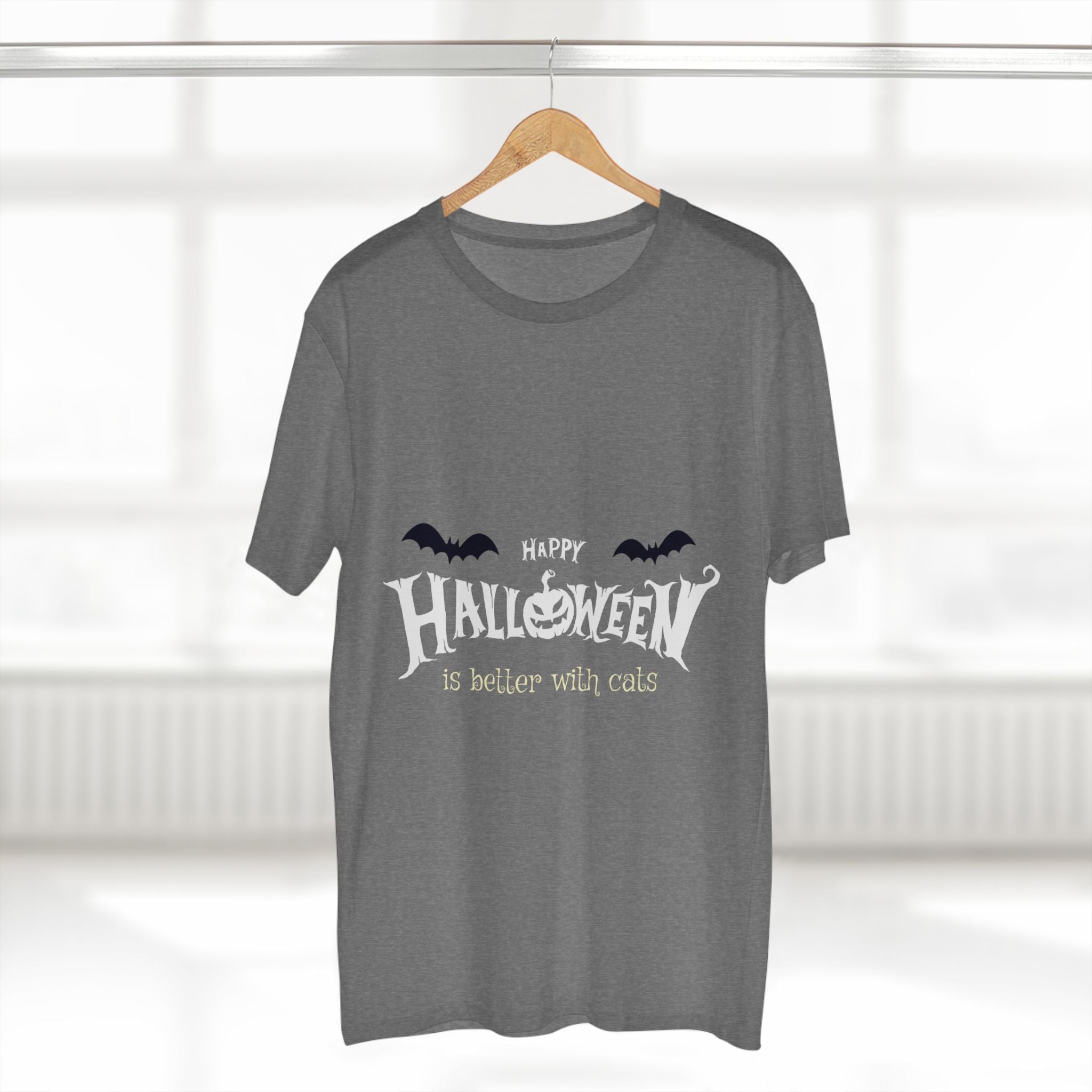 Halloween with Witch's Cats | Men's Staple Tee