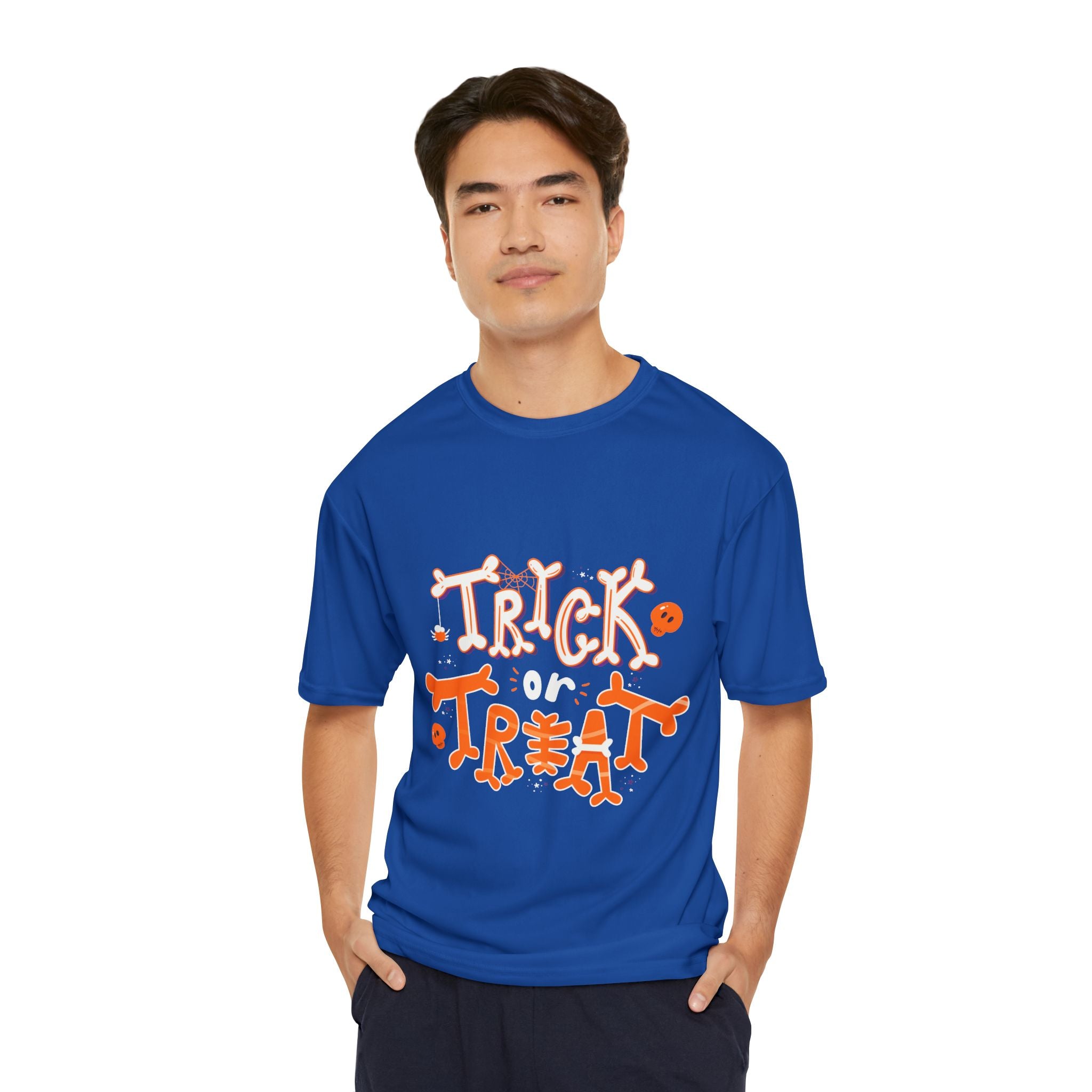 Halloween with Pumpkins | Men's Performance T-Shirt