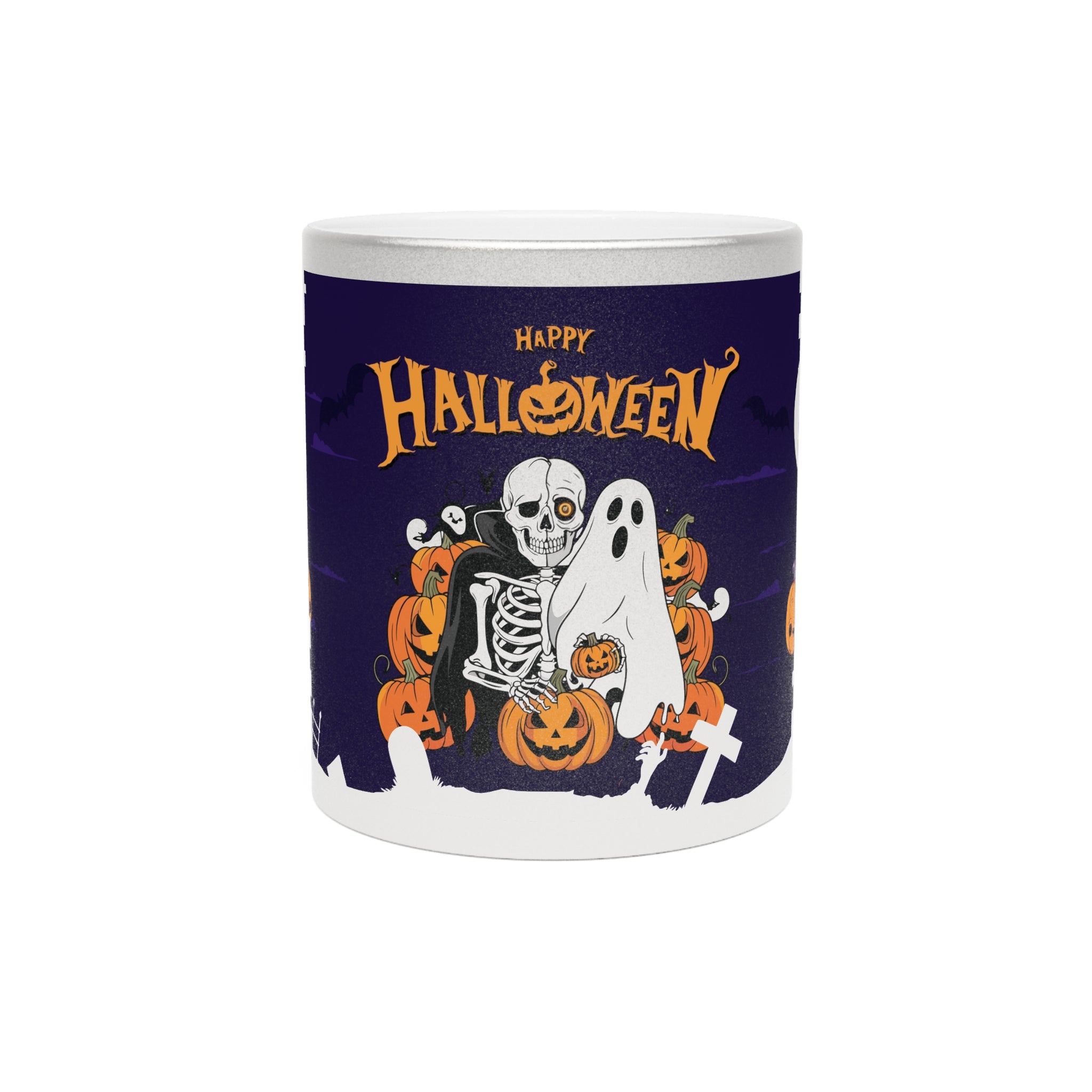 Halloween is Better with Skeleton | Metallic Mug