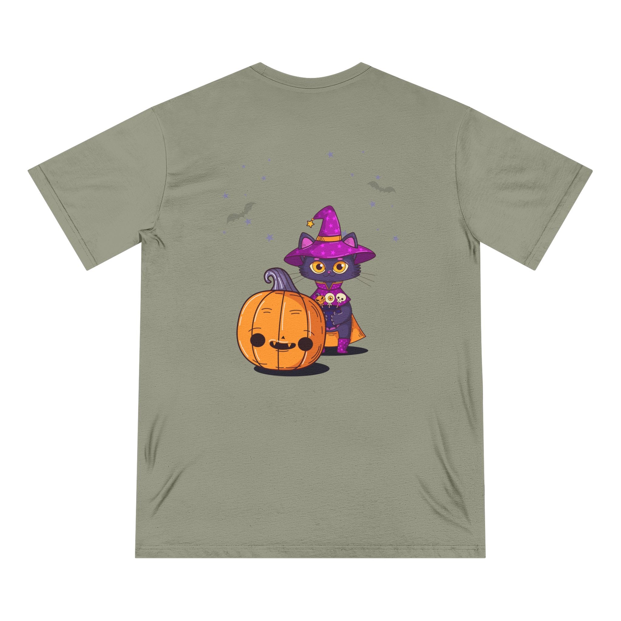 Halloween with Witch's Cats | Organic Staple T-shirt