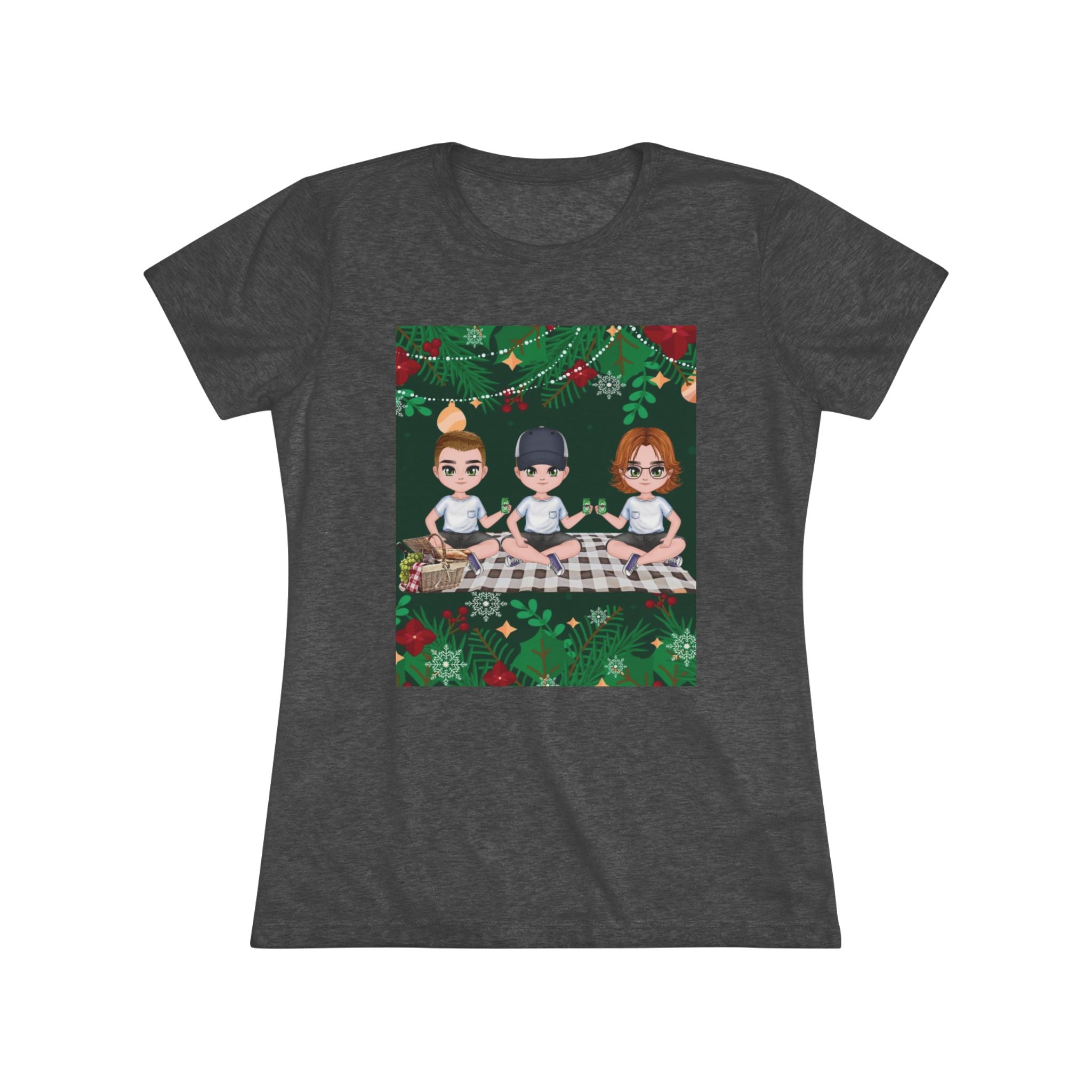 HAPPY CHRISTMAS DAY Women's Triblend Tee