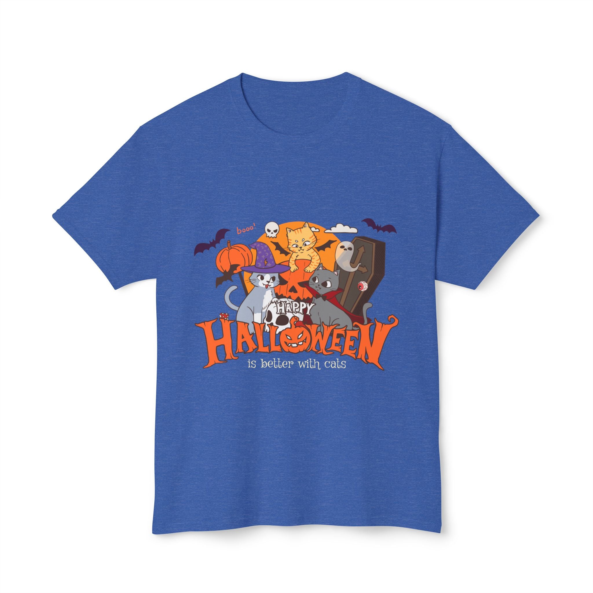 Halloween is Better with Cats | Unisex HD Cotton™ T-shirt