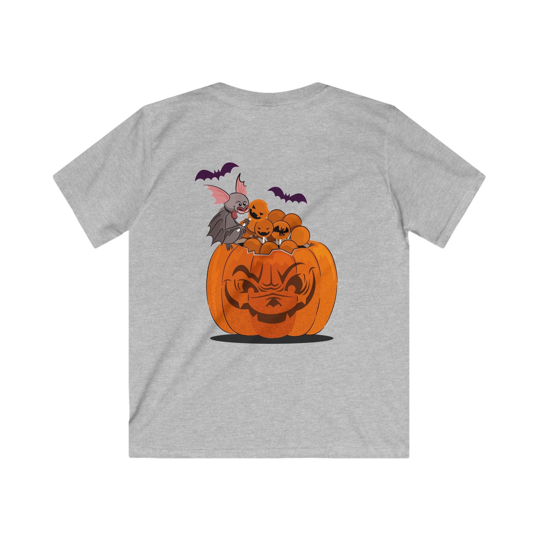 Halloween with Pumpkins | Kids Softstyle Tee