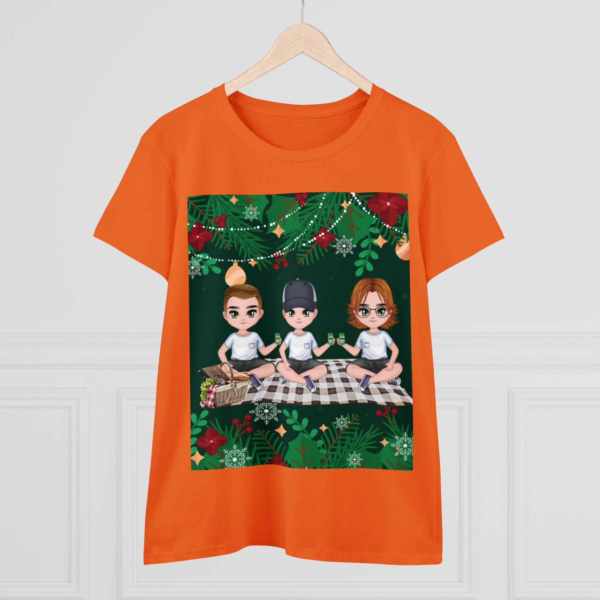 Happy Christmas Day | Women's Midweight Cotton Tee