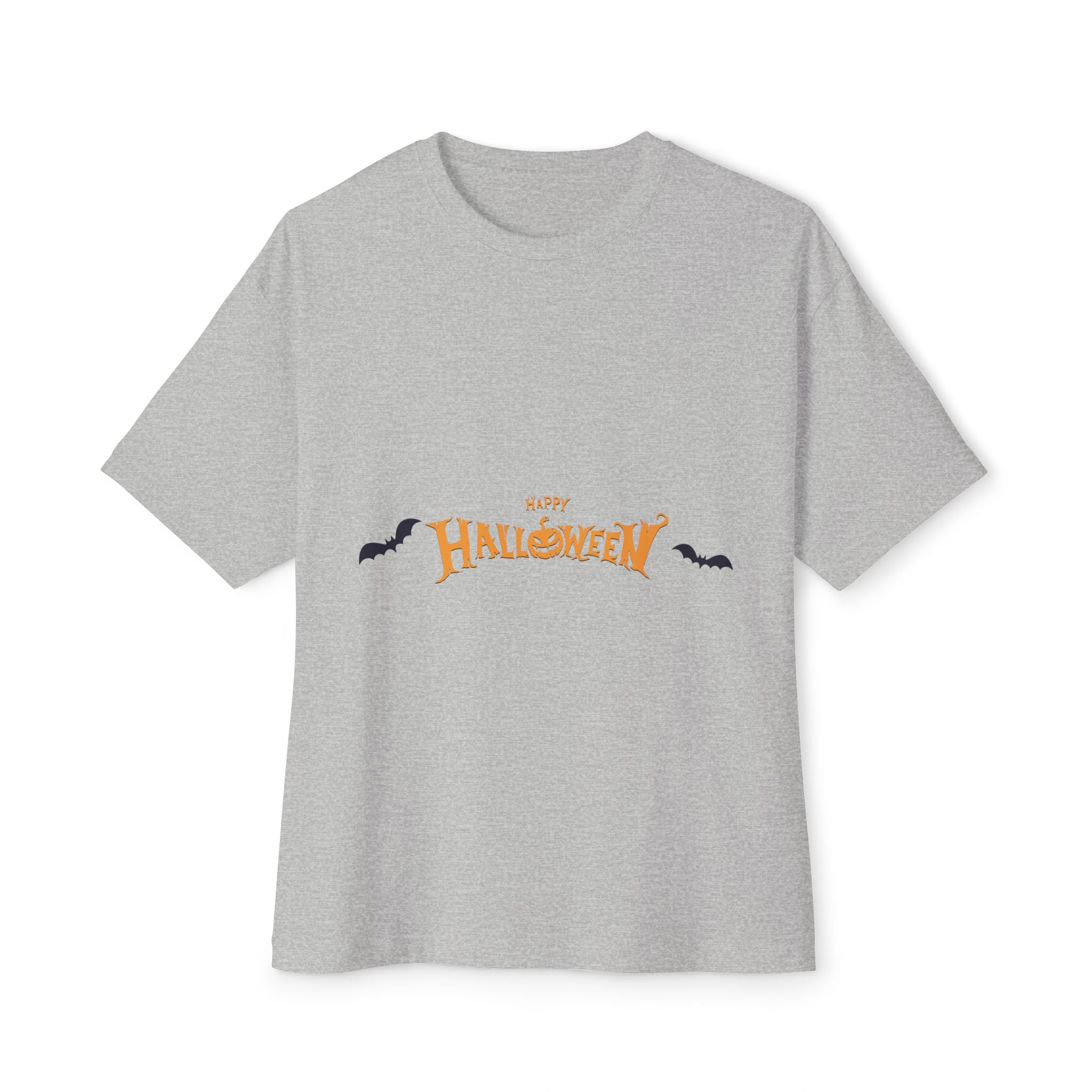 Halloween with Bats | Unisex Oversized Boxy Tee