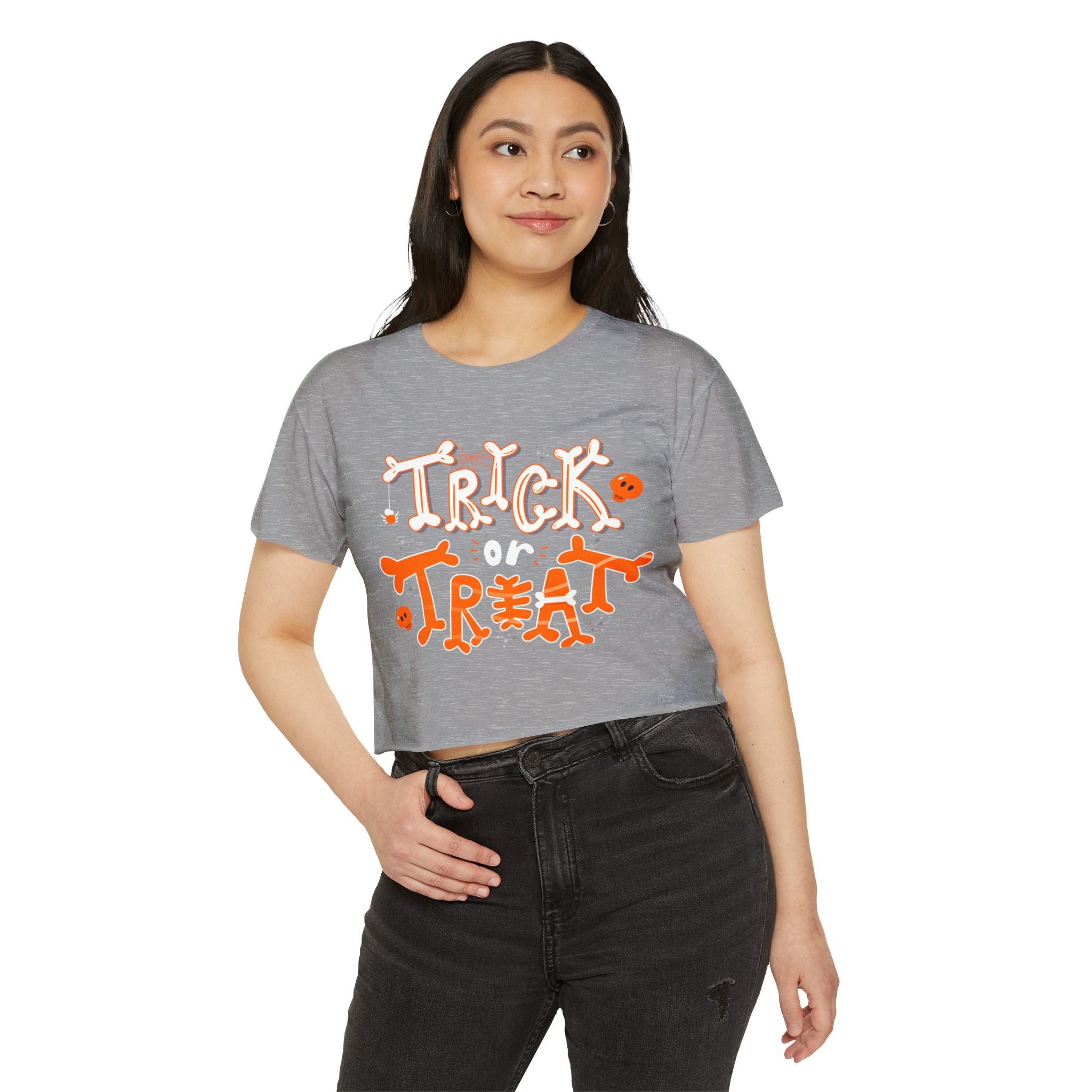 Halloween Trick or Treat | Women's Festival Crop Top