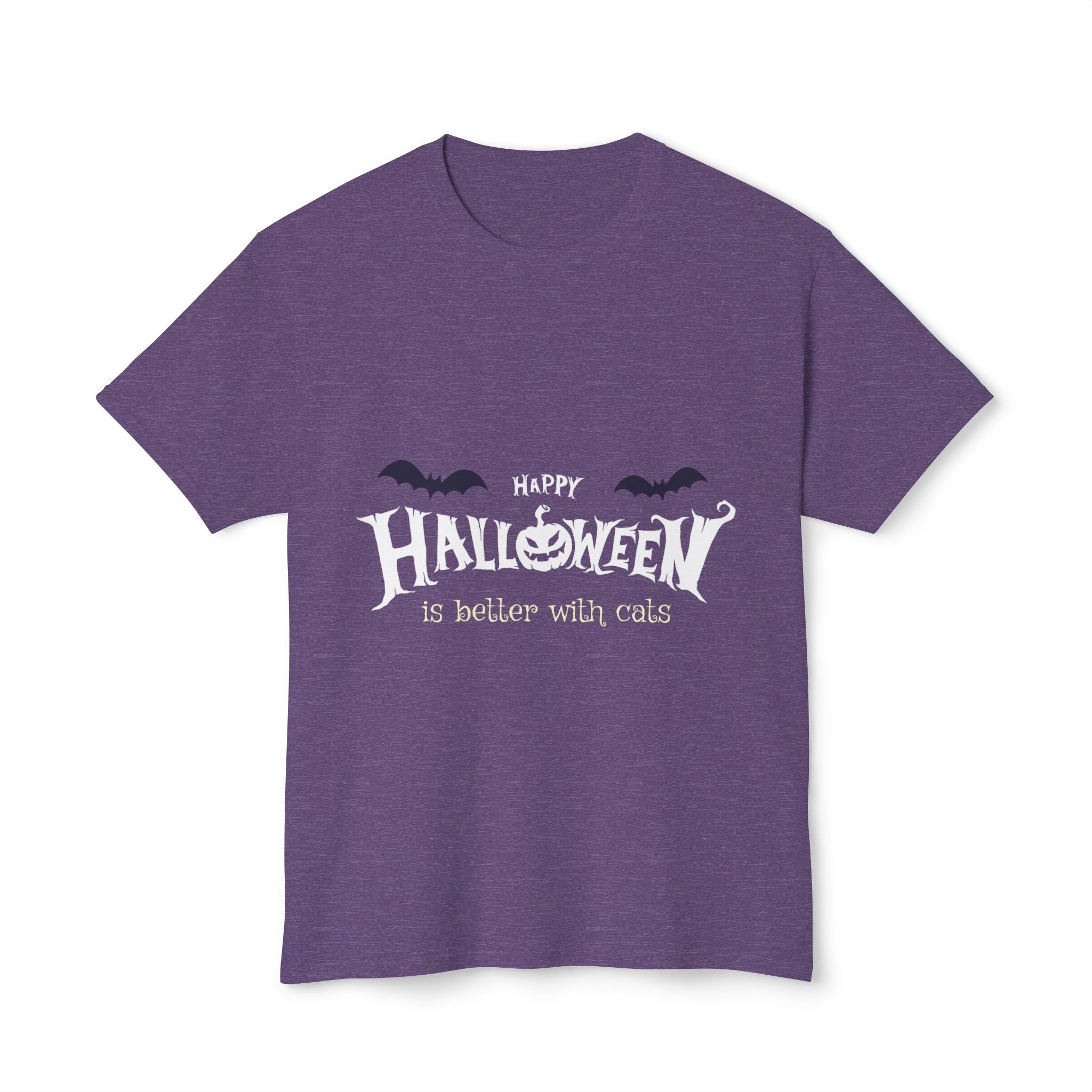 Halloween with Witch's Cats | Unisex HD Cotton™ T-shirt