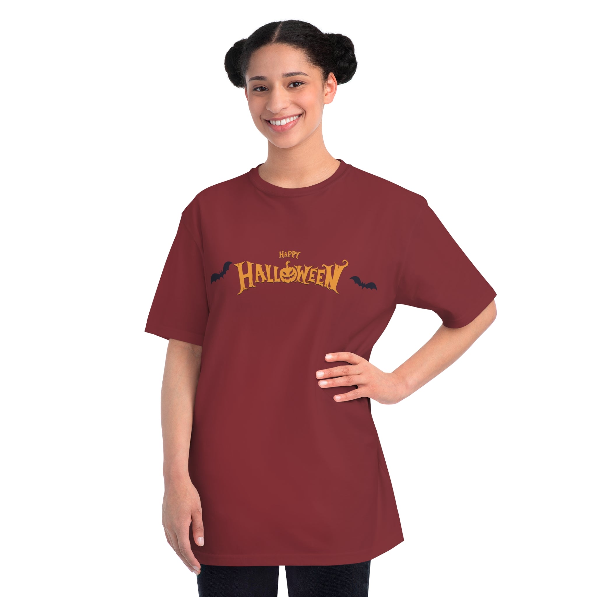 Halloween with Bats | Organic Unisex Classic T-Shirt