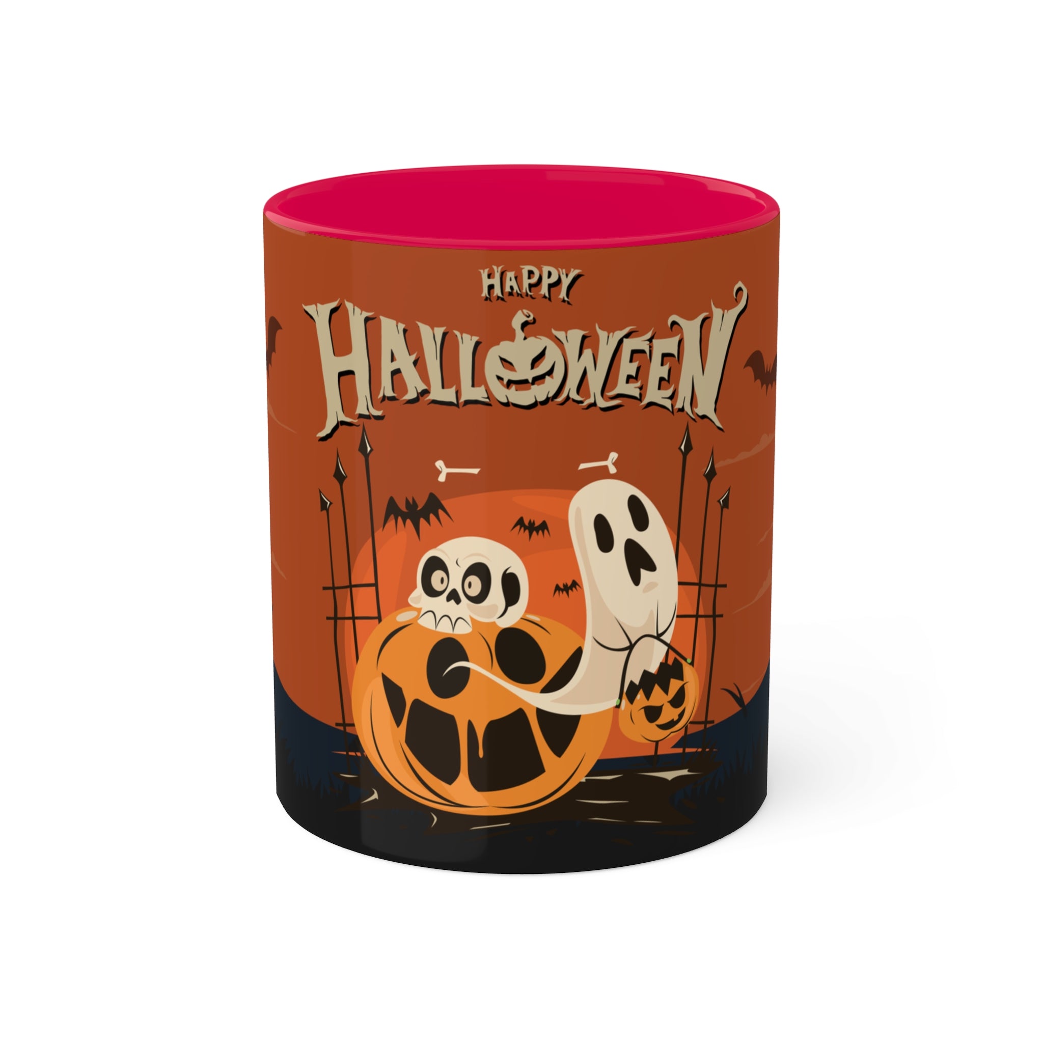 Happy Halloween with Pumpkin | Colorful Mugs