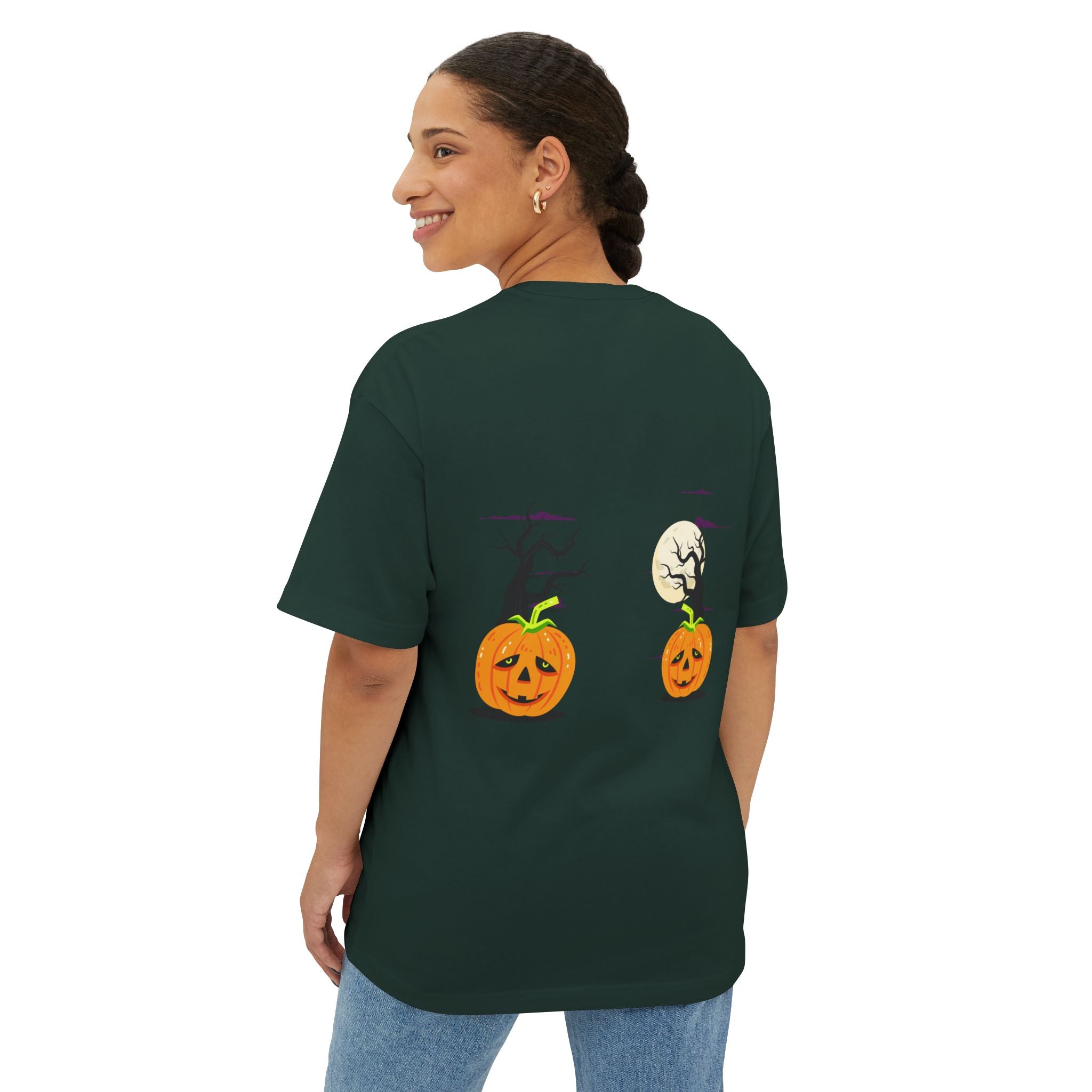 Halloween is Better with Cats | Unisex Oversized Boxy Tee