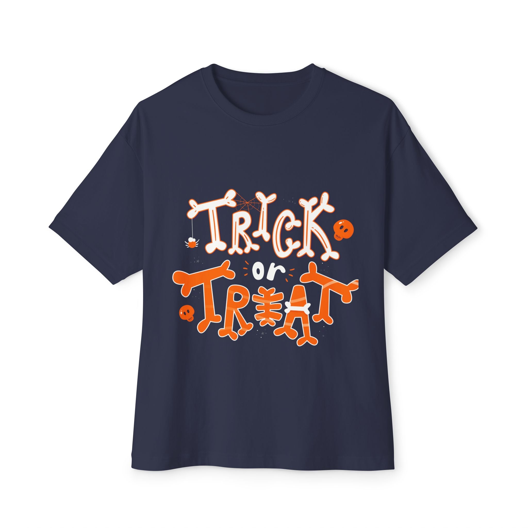 Halloween Trick or Treat | Unisex Oversized Boxy Tee