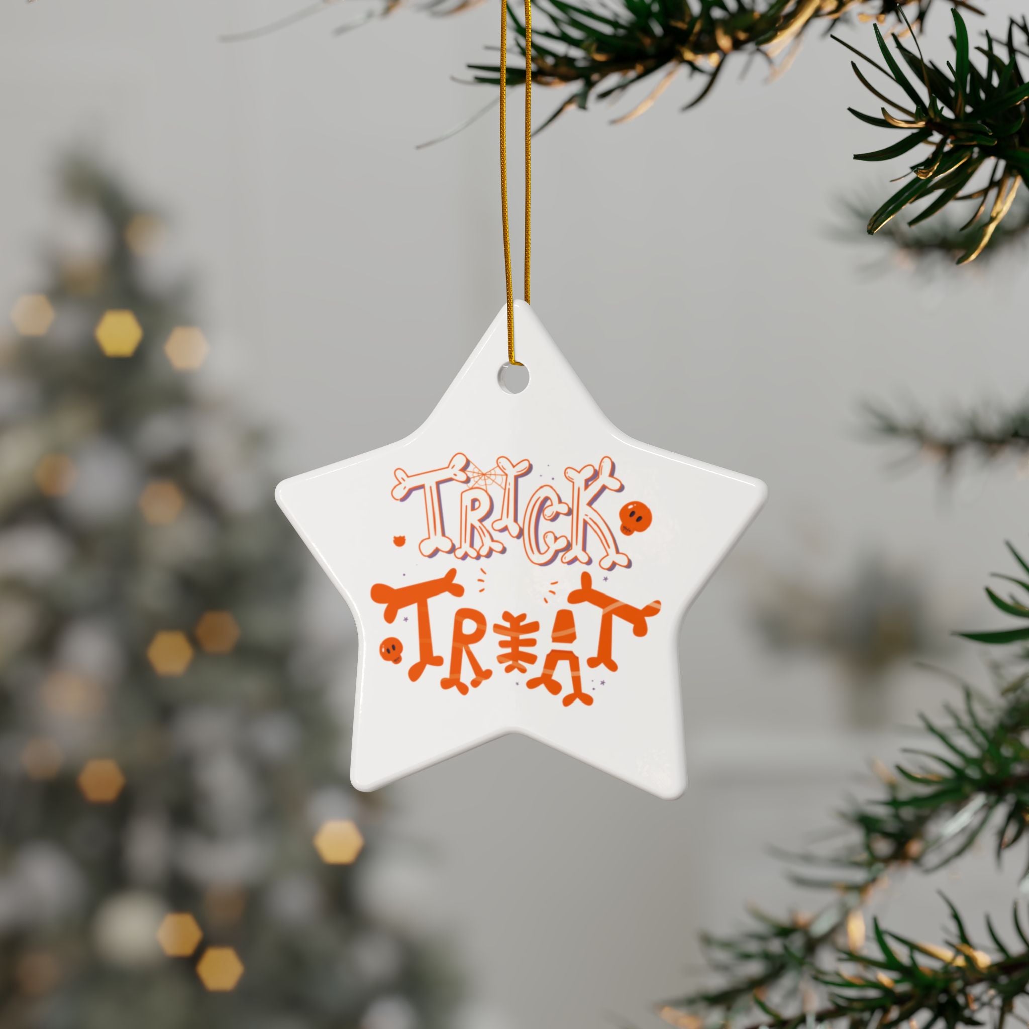 Halloween Trick or Treat | Ceramic Ornaments