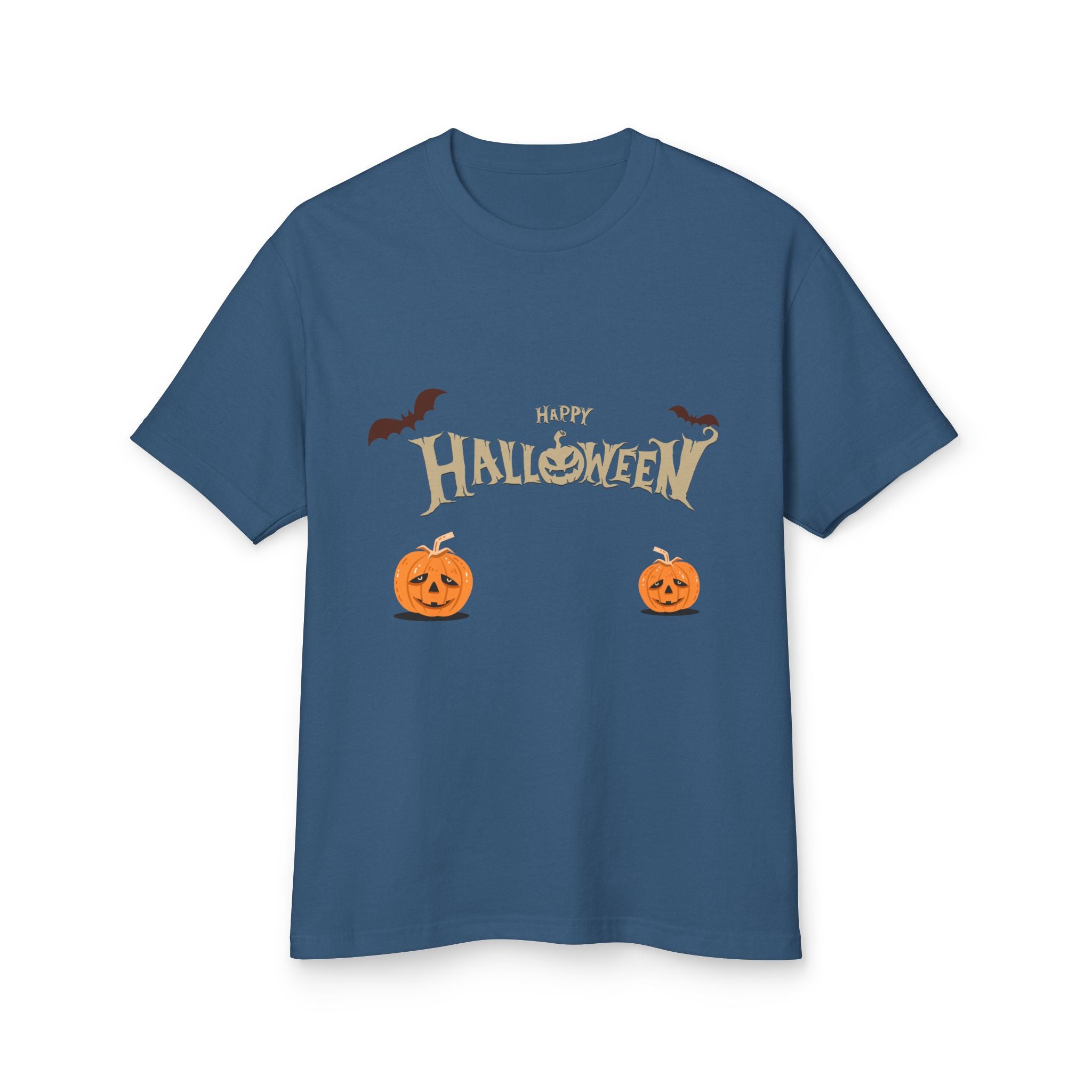 Halloween with Pumpkins | Unisex Garment-Dyed Heavyweight Cotton Tee