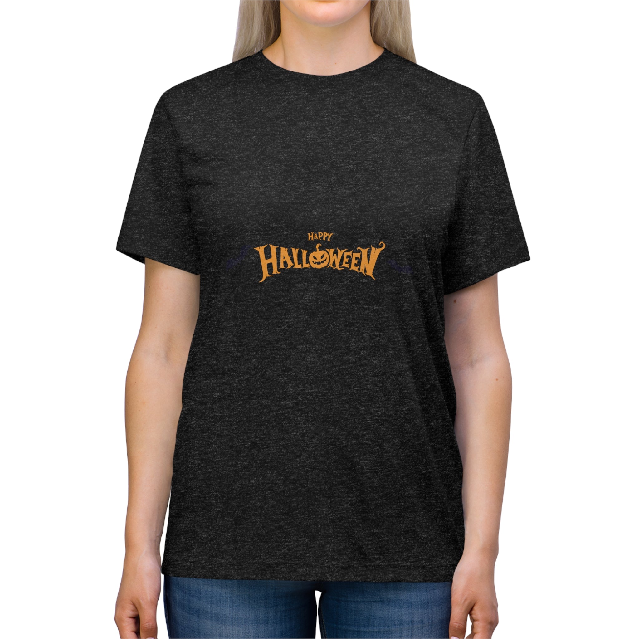 Halloween with Bats | Unisex Triblend Tee