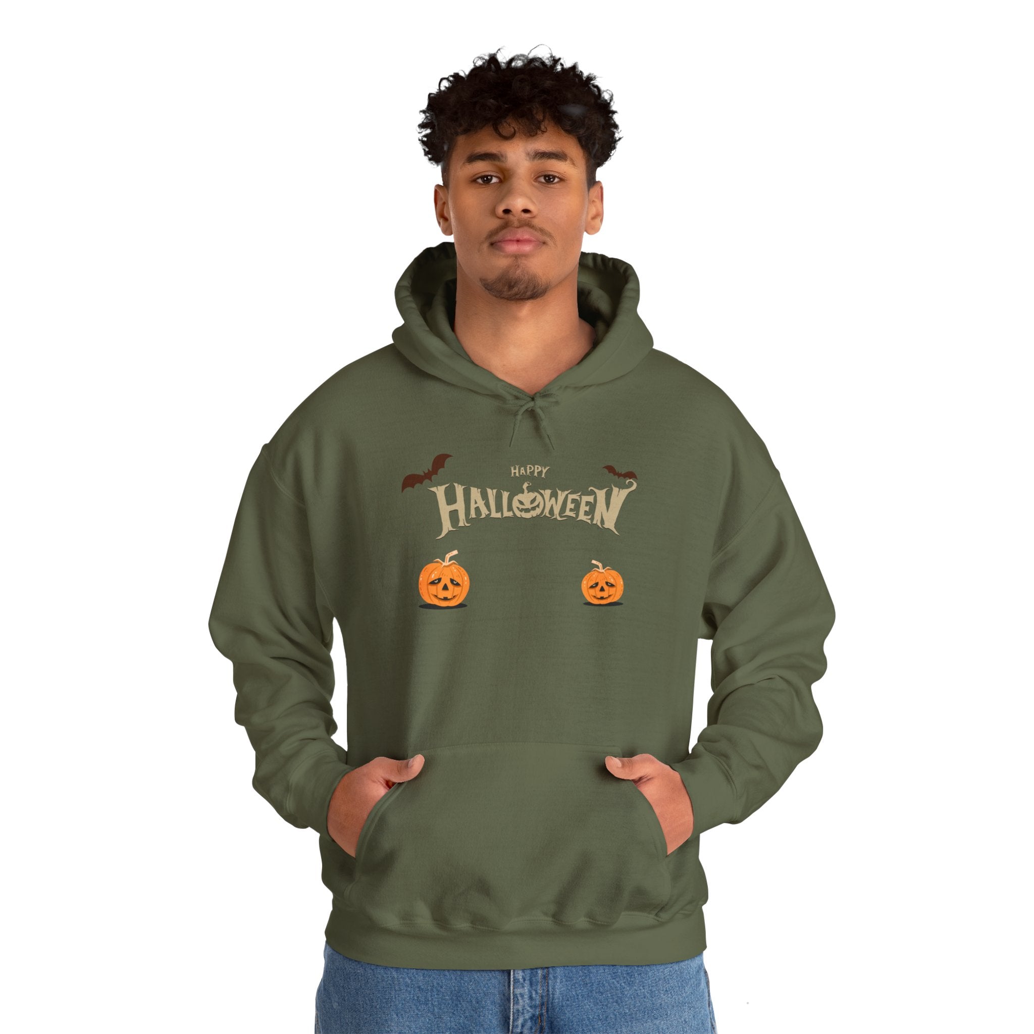 Halloween with Pumpkins | Unisex Heavy Blend Hooded Sweatshirt