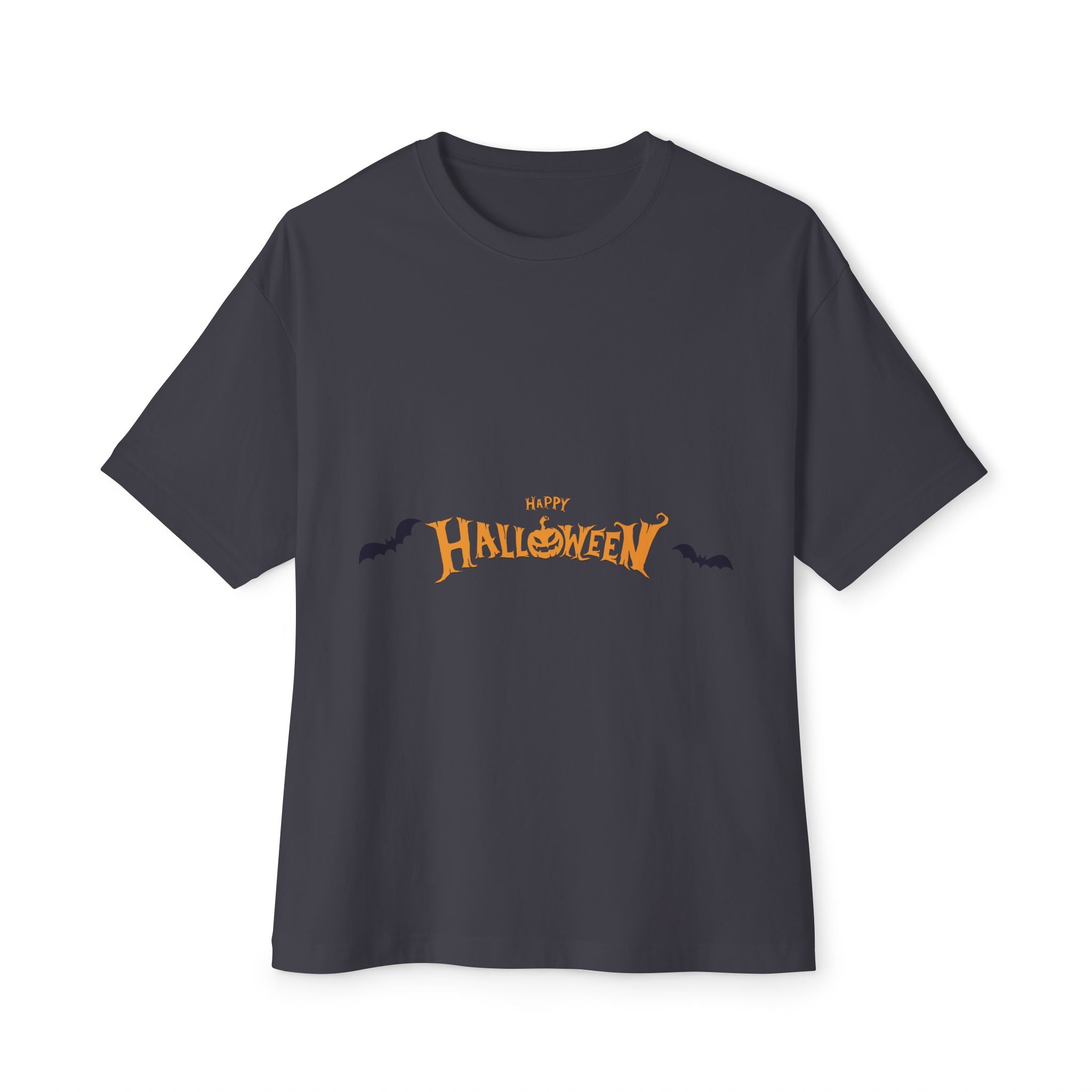 Halloween with Bats | Unisex Oversized Boxy Tee