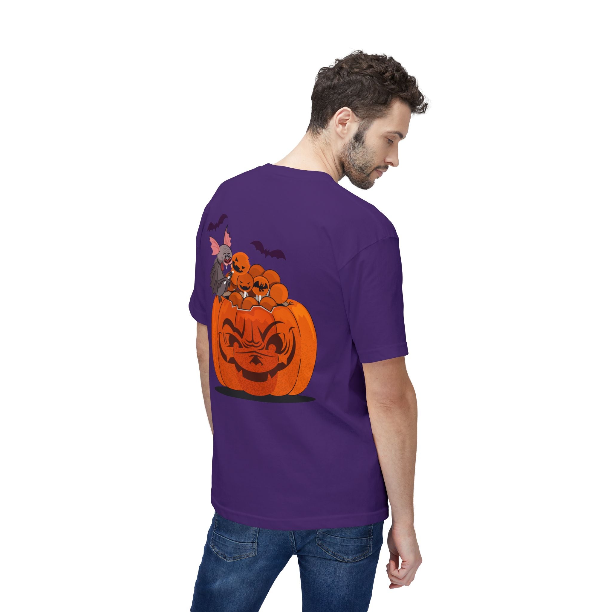 Halloween Trick or Treat | Unisex Midweight T-shirt, Made in US