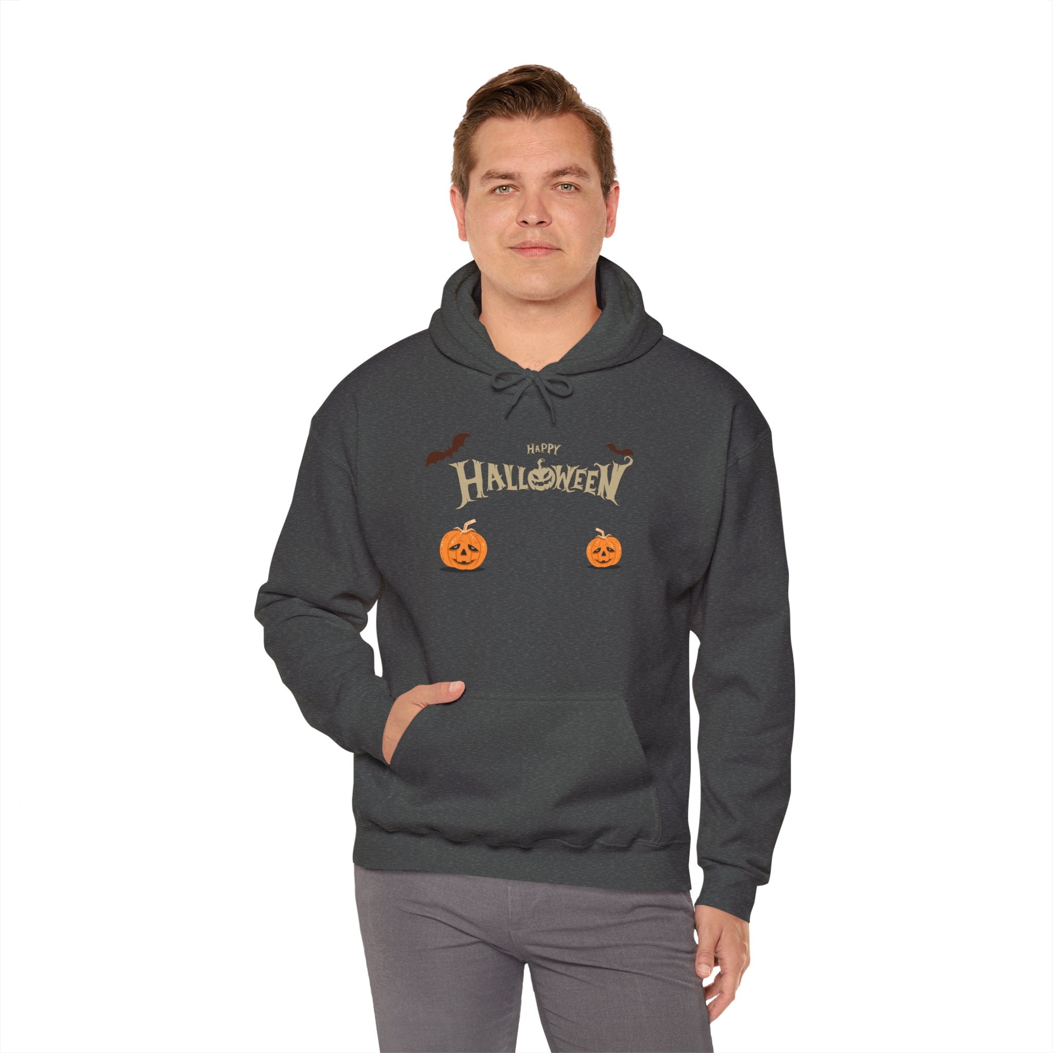 Halloween with Pumpkins | Unisex Heavy Blend Hooded Sweatshirt