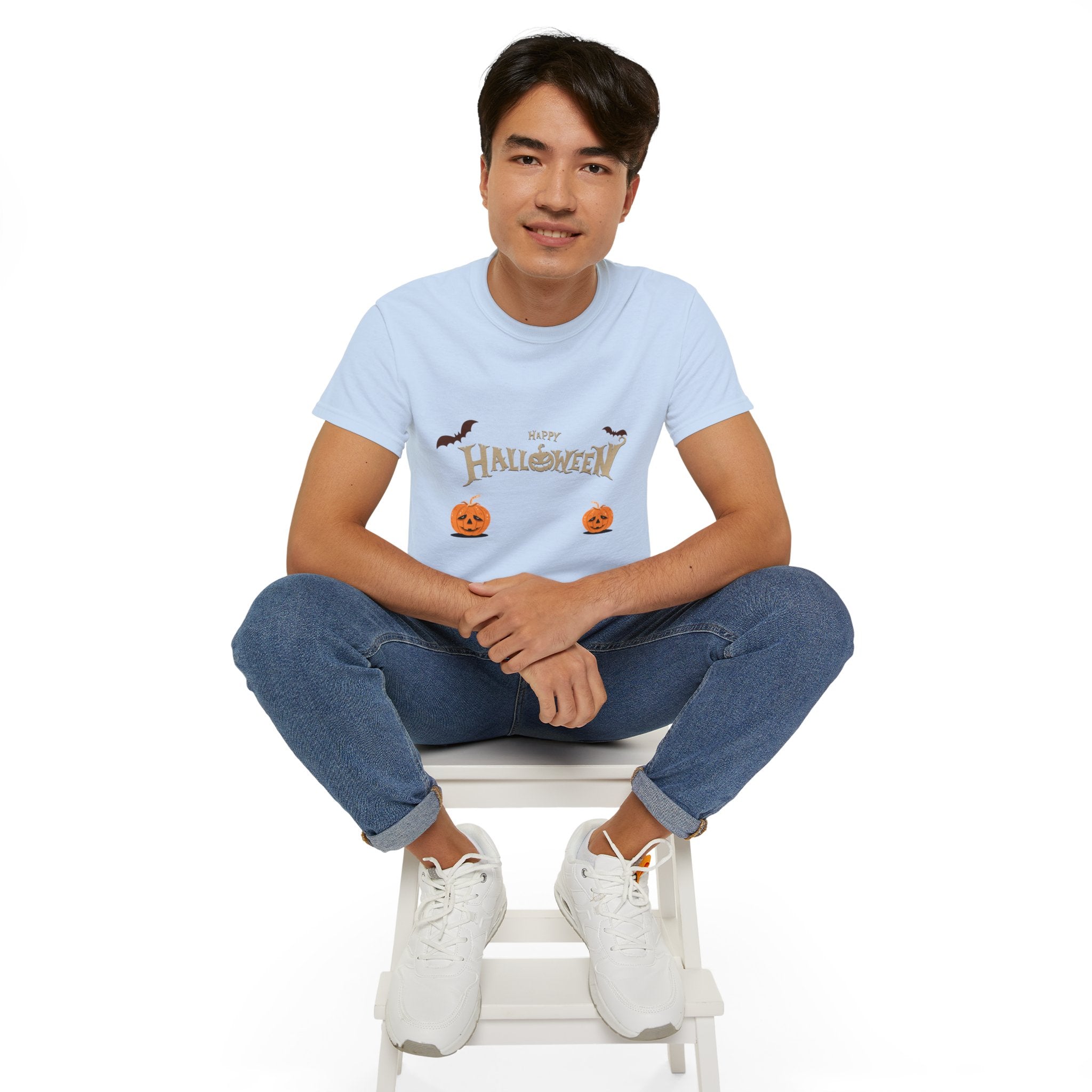 Halloween with Pumpkins | Unisex Ultra Cotton Tee