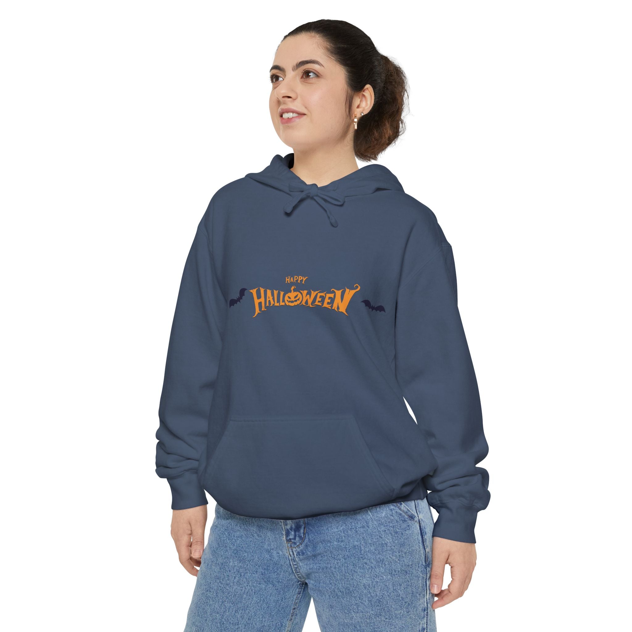 Halloween with Bats | Unisex Garment-Dyed Hoodie