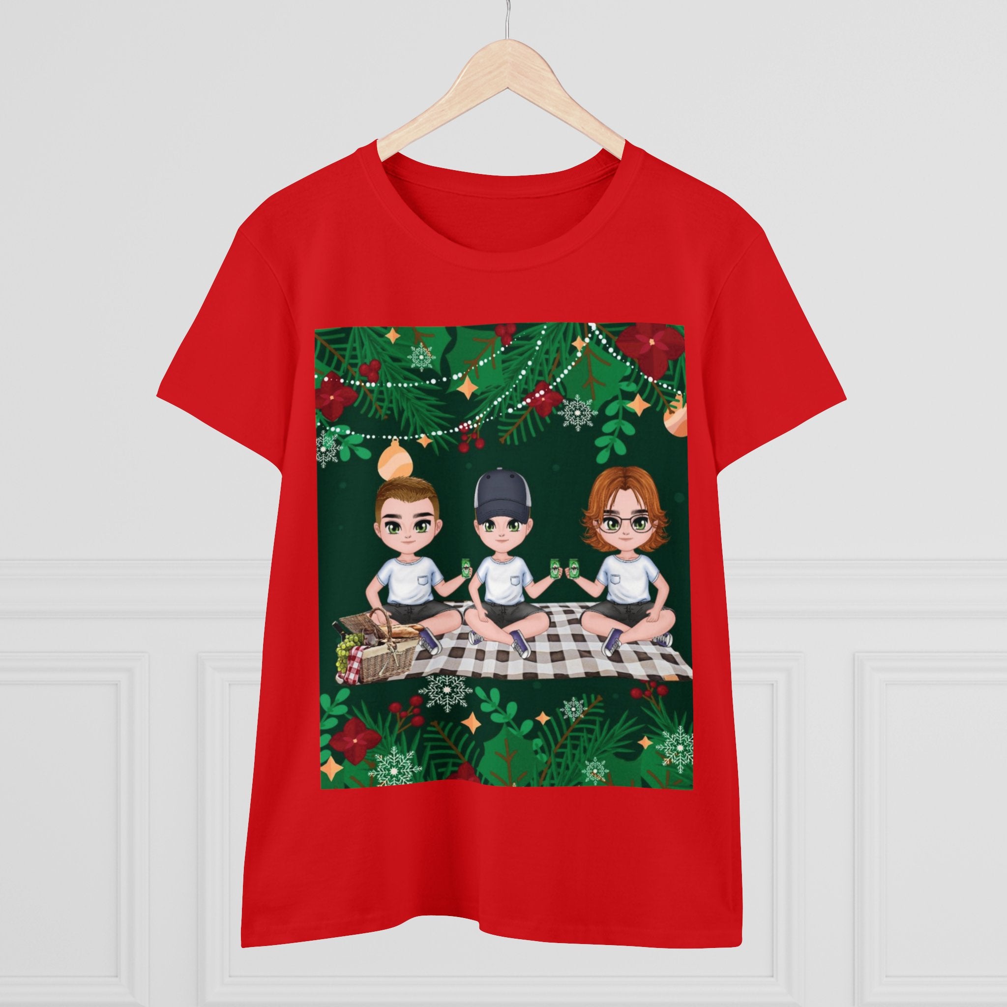 Happy Christmas Day | Women's Midweight Cotton Tee