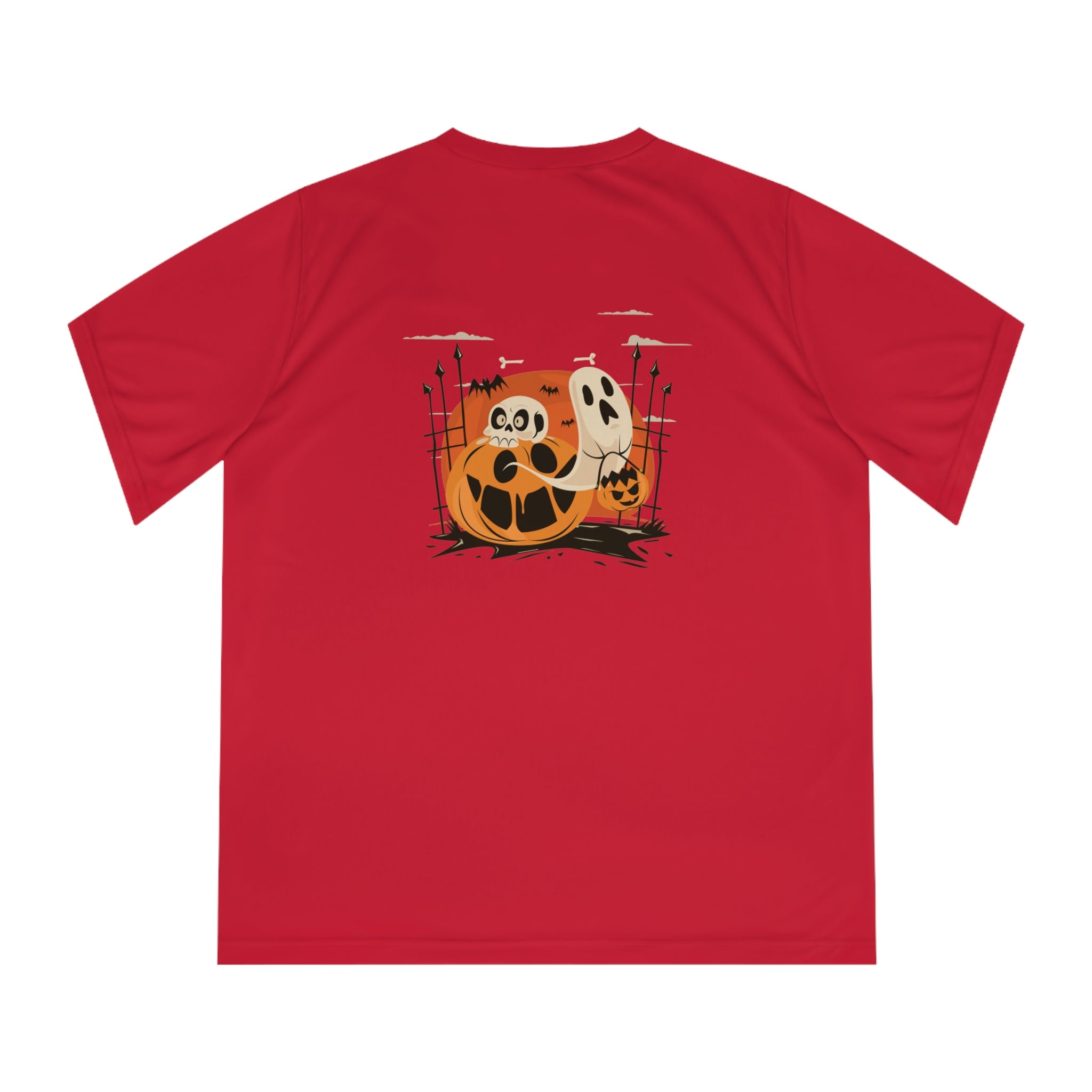 Halloween with Pumpkins | Women's Performance V-Neck T-Shirt
