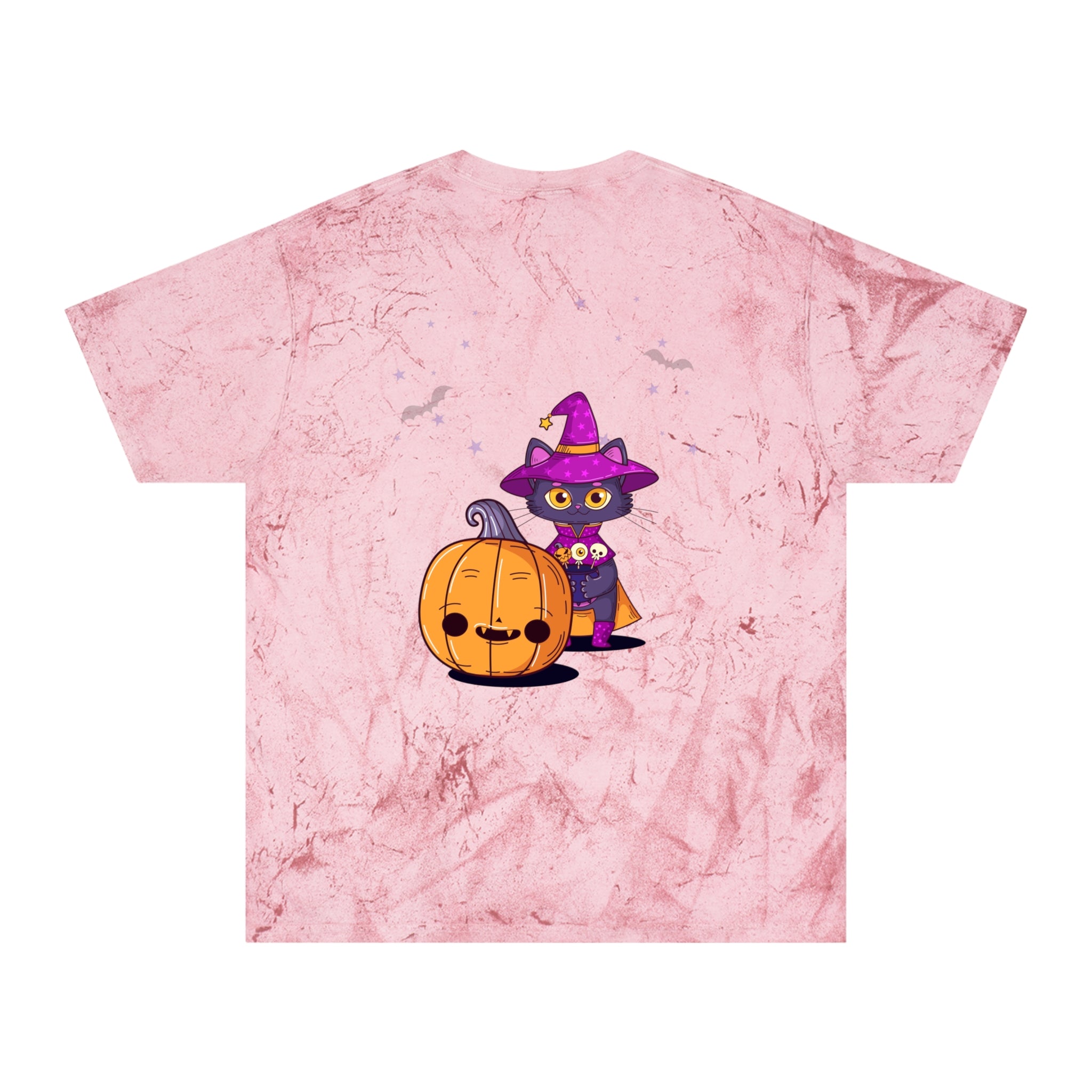 Halloween with Witch's Cats | Unisex Color Blast T-Shirt