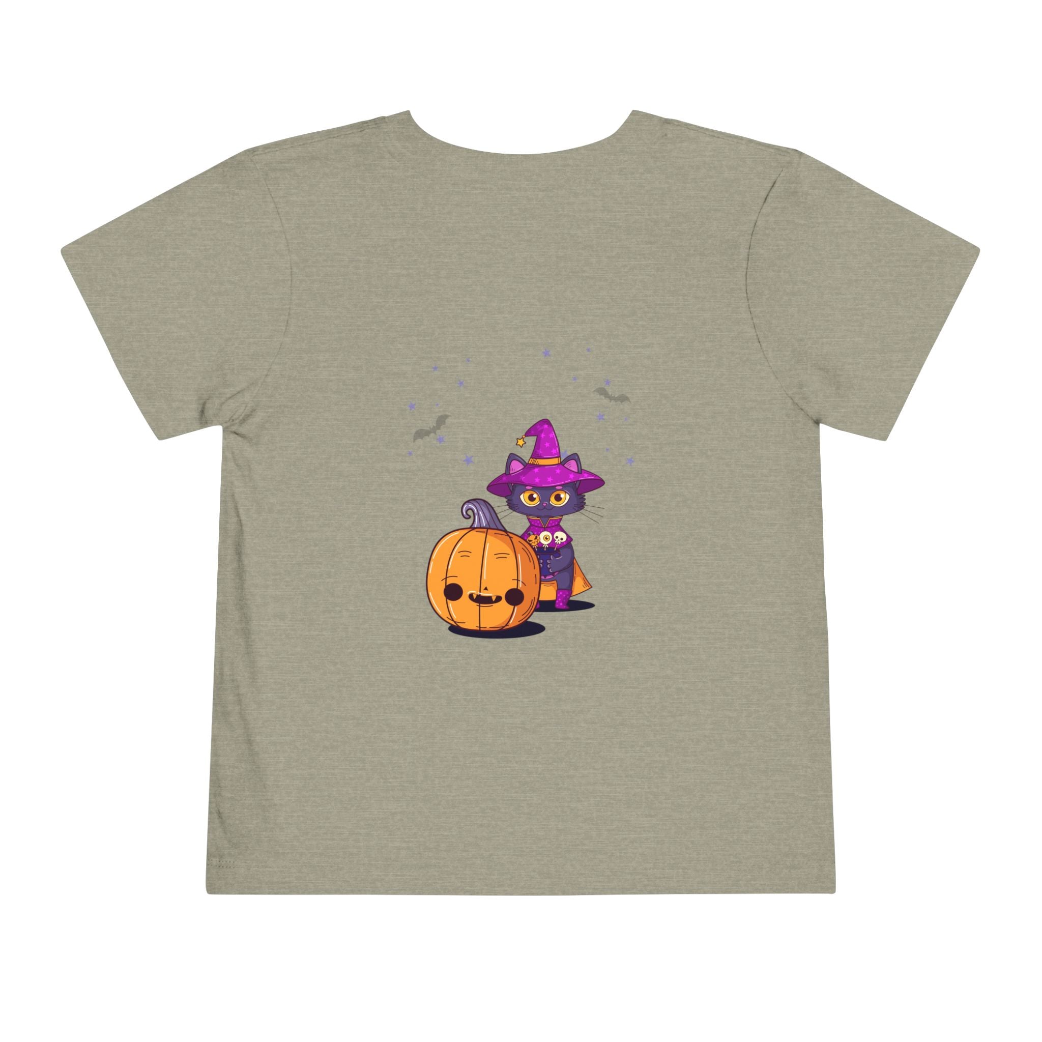 Halloween with Witch's Cats | Toddler Short Sleeve Tee