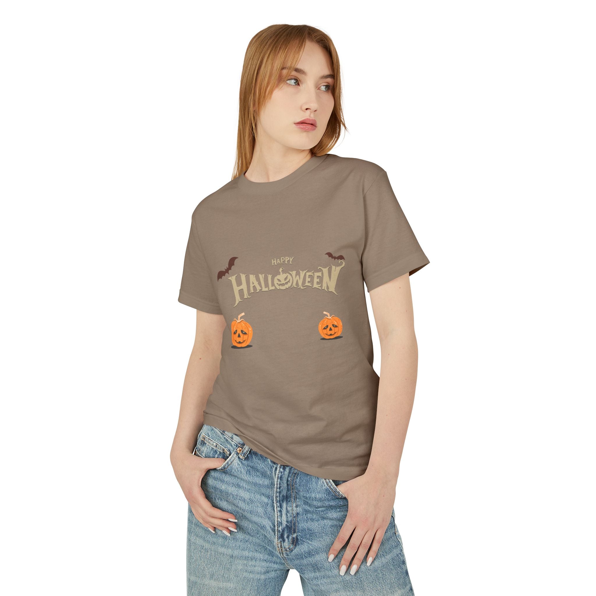 Halloween with Pumpkins | Unisex Garment-Dyed Heavyweight Cotton Tee