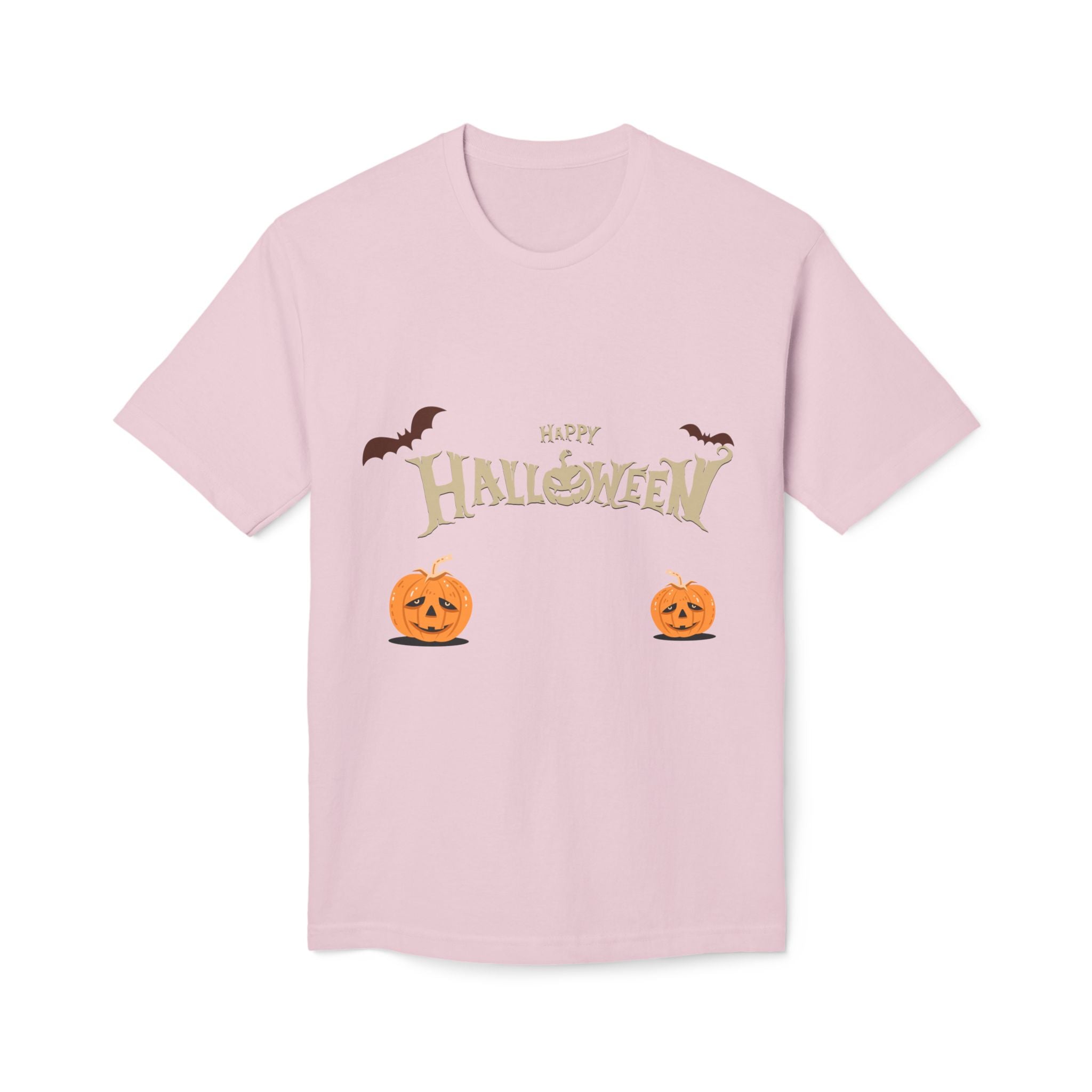 Halloween with Pumpkins | Unisex Midweight T-shirt, Made in US