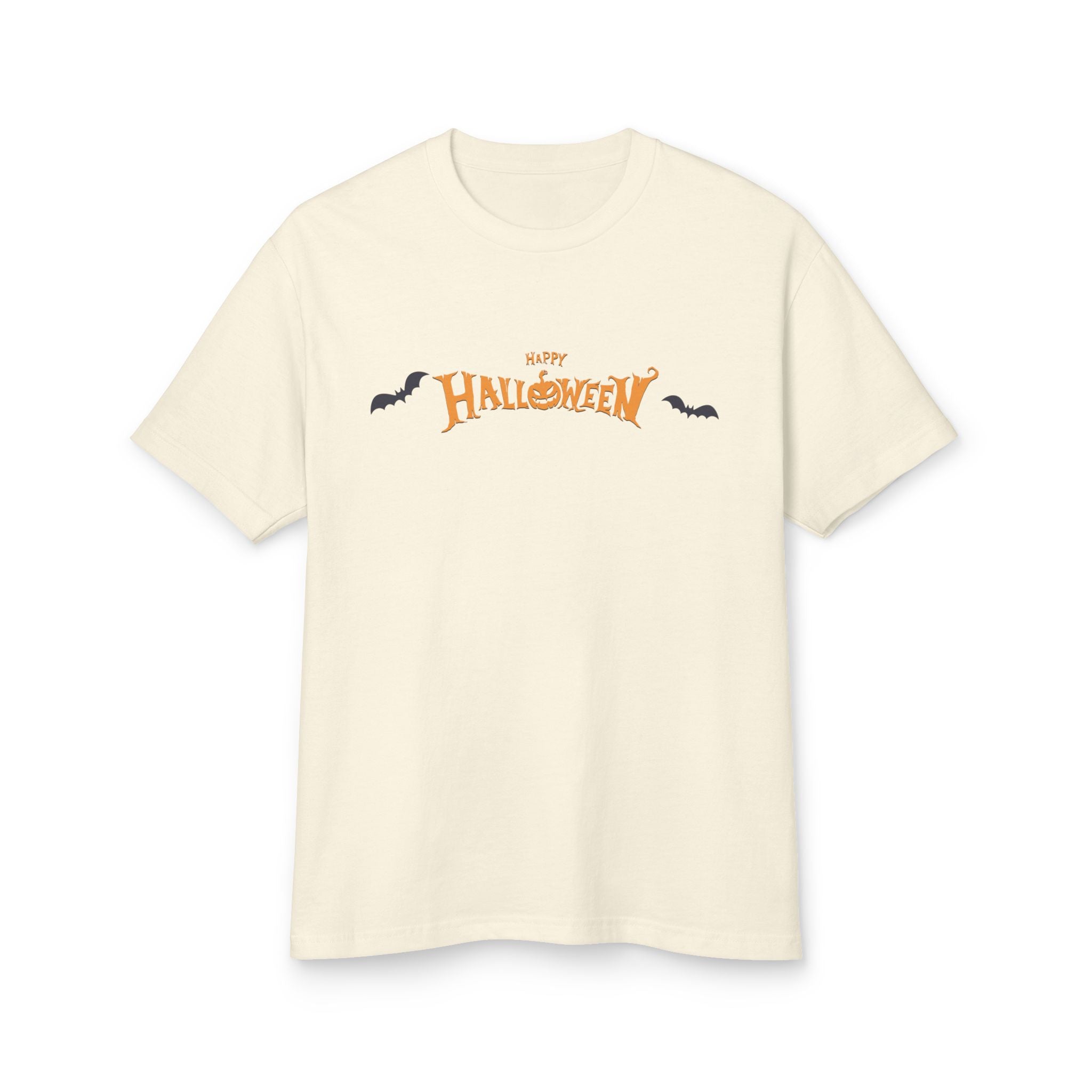 Halloween with Bats | Unisex Garment-Dyed Heavyweight Cotton Tee