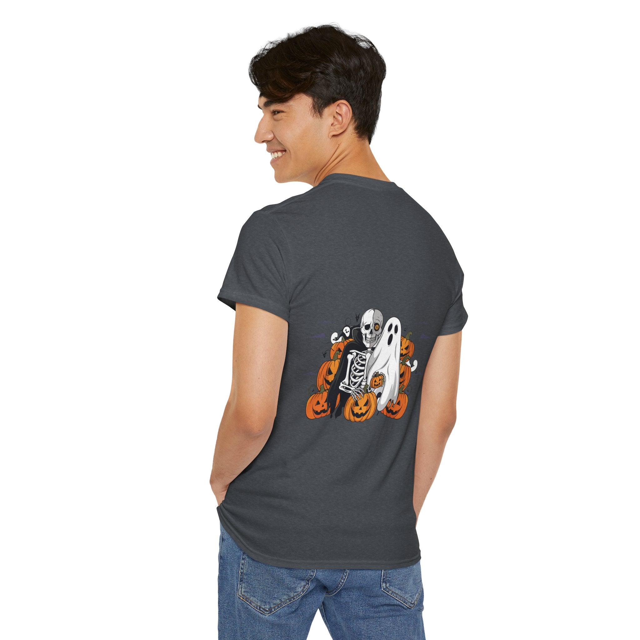 Halloween with Bats | Unisex Heavy Cotton Tee