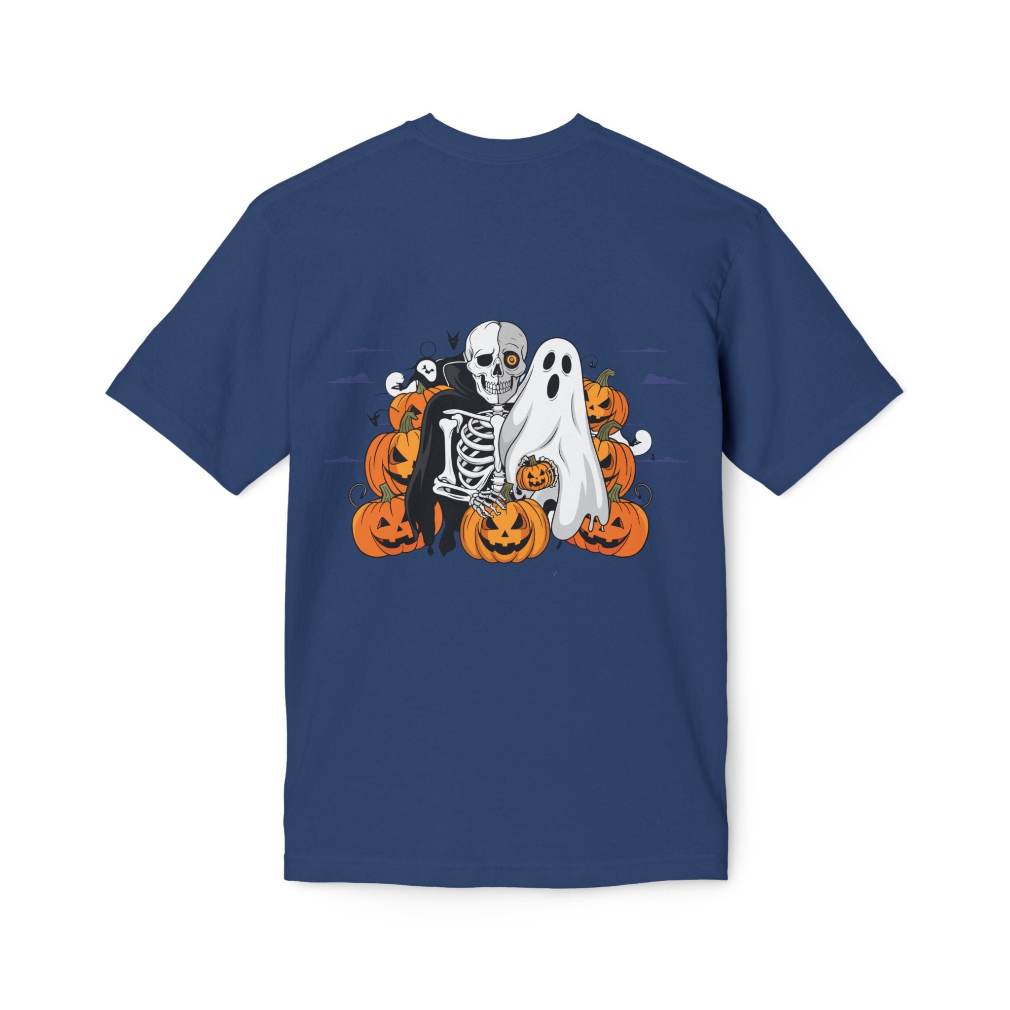 Halloween with Bats | Unisex Midweight T-shirt, Made in US