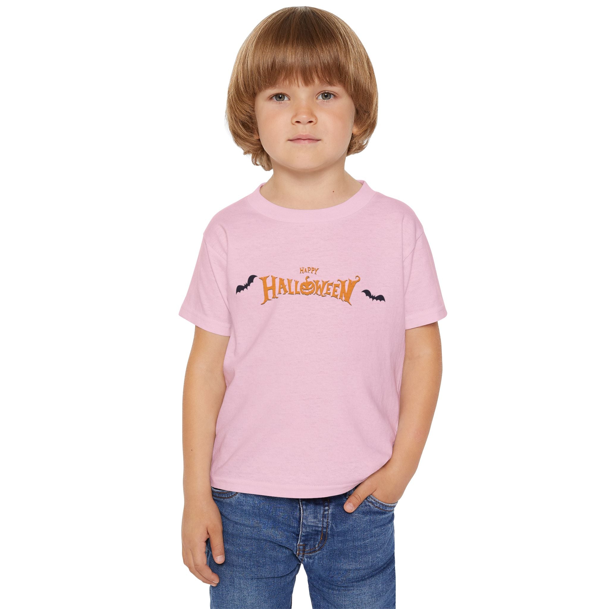 Halloween with Bats | Heavy Cotton Toddler T-shirt