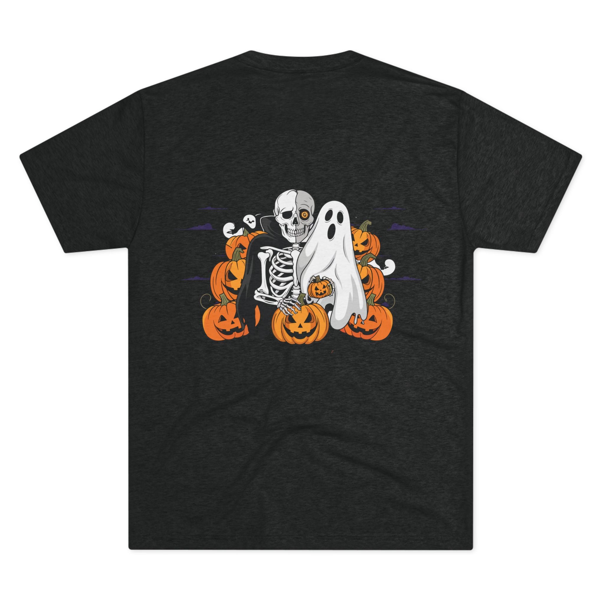 Halloween with Bats | Unisex Tri-Blend Crew Tee