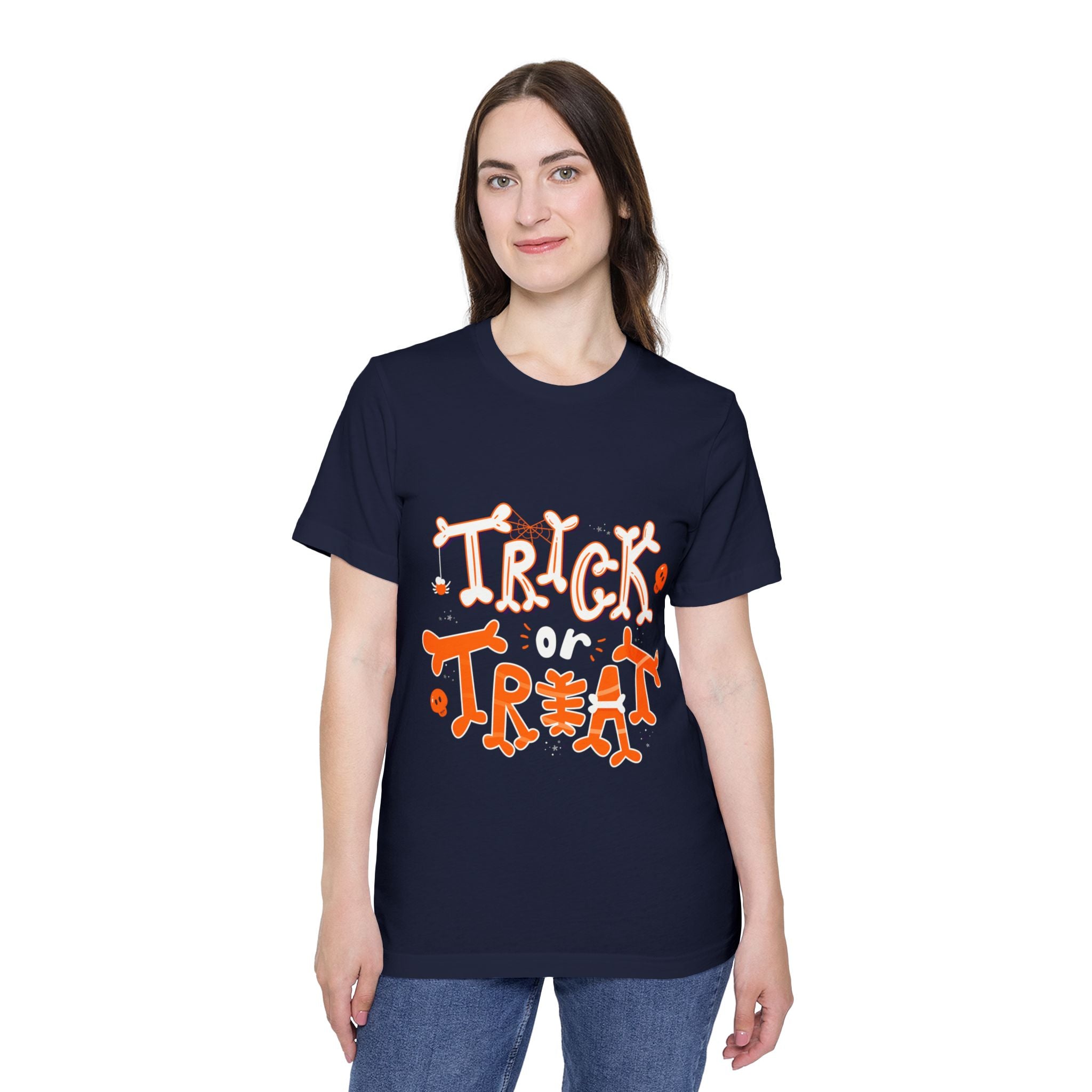 Halloween Trick or Treat | USA-Made Unisex Short-Sleeve Jersey T-Shirt