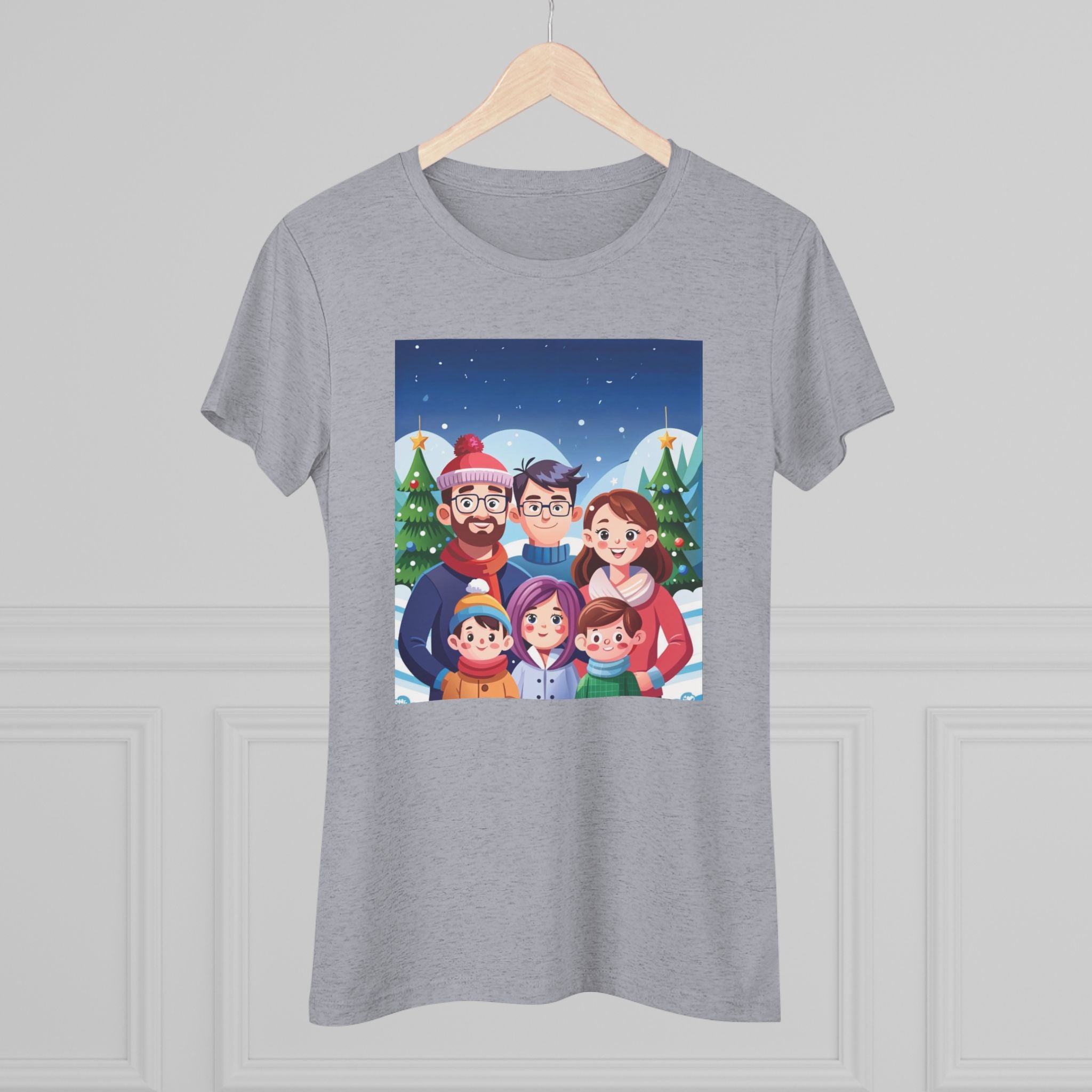 HAPPY CHRISTMAS DAY Women's Triblend Tee