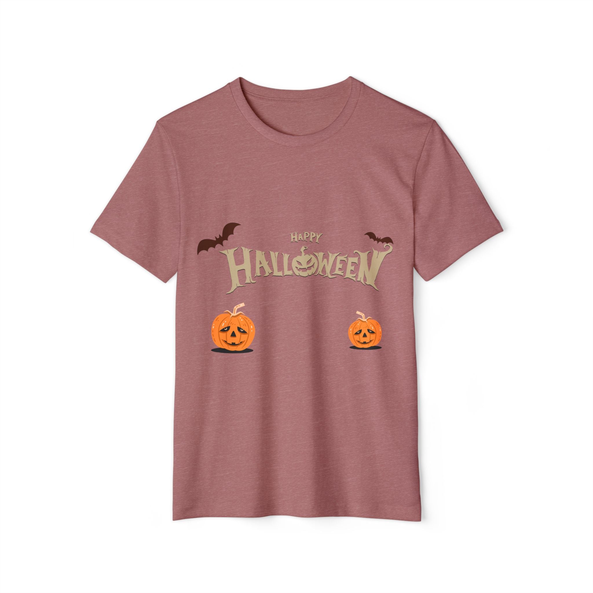 Halloween with Pumpkins | Unisex Recycled Organic T-Shirt