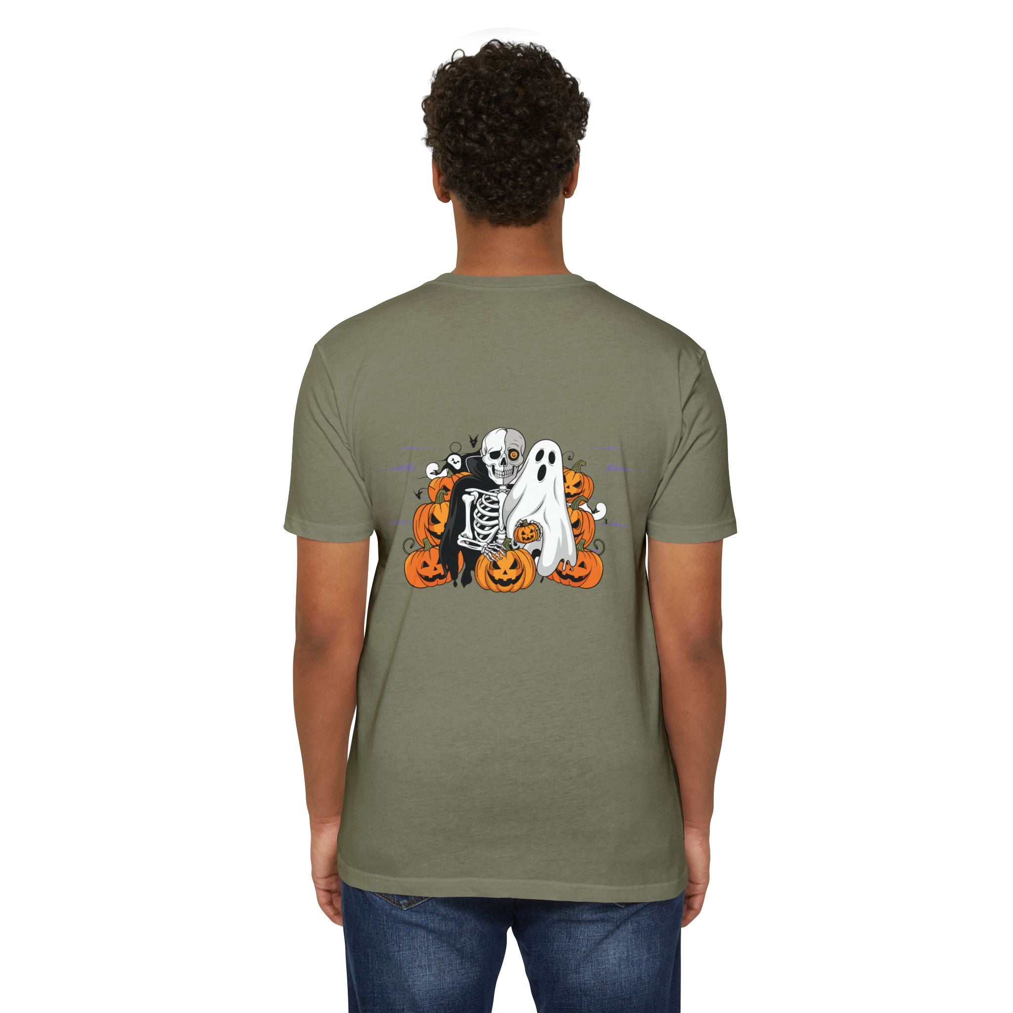 Halloween with Bats | Unisex CVC Jersey T-shirt