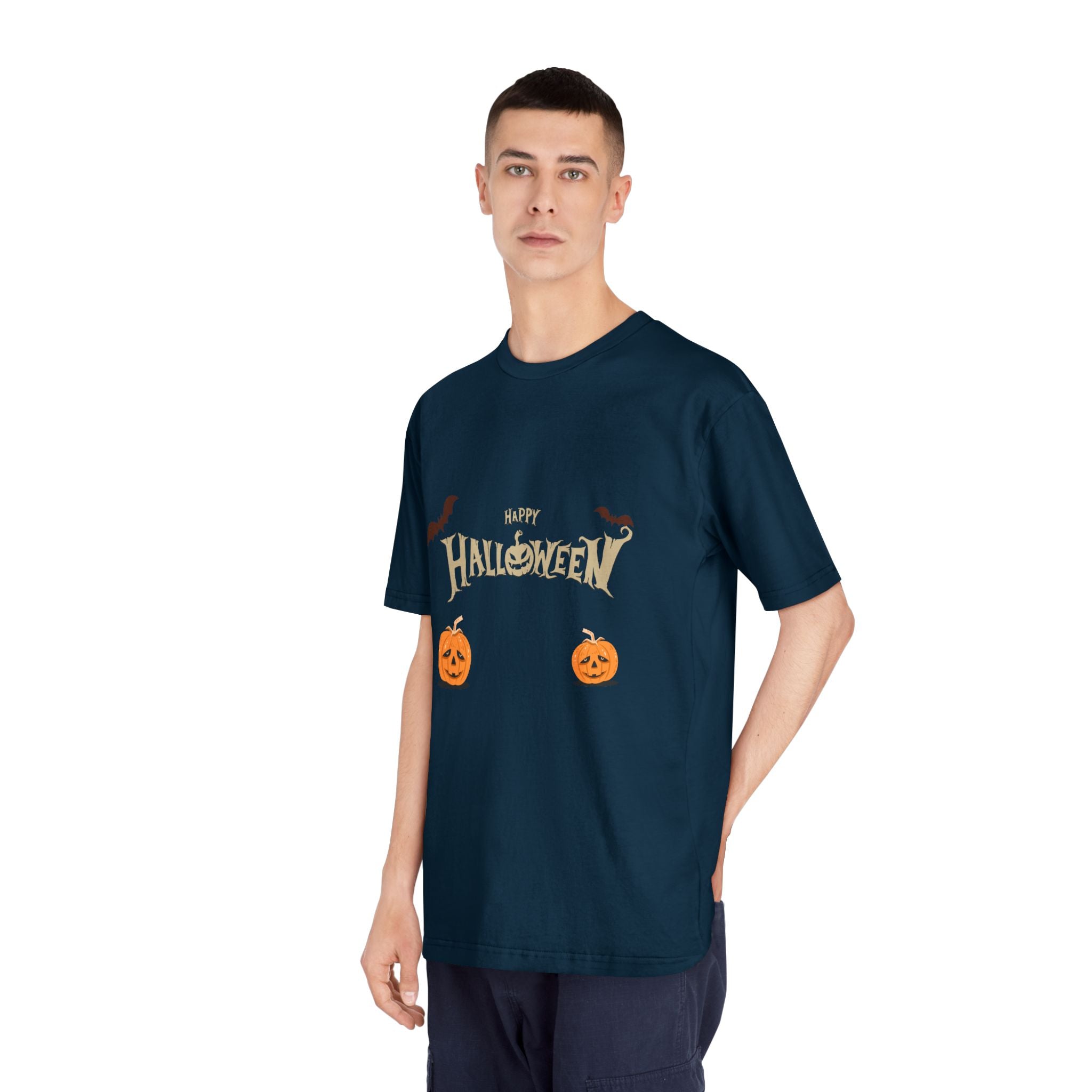 Halloween with Pumpkins | Unisex Classic Crewneck T-Shirt