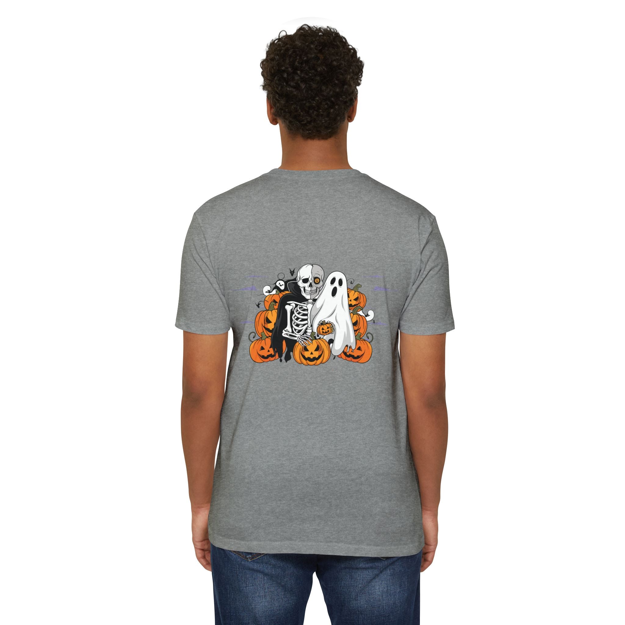 Halloween with Bats | Unisex CVC Jersey T-shirt