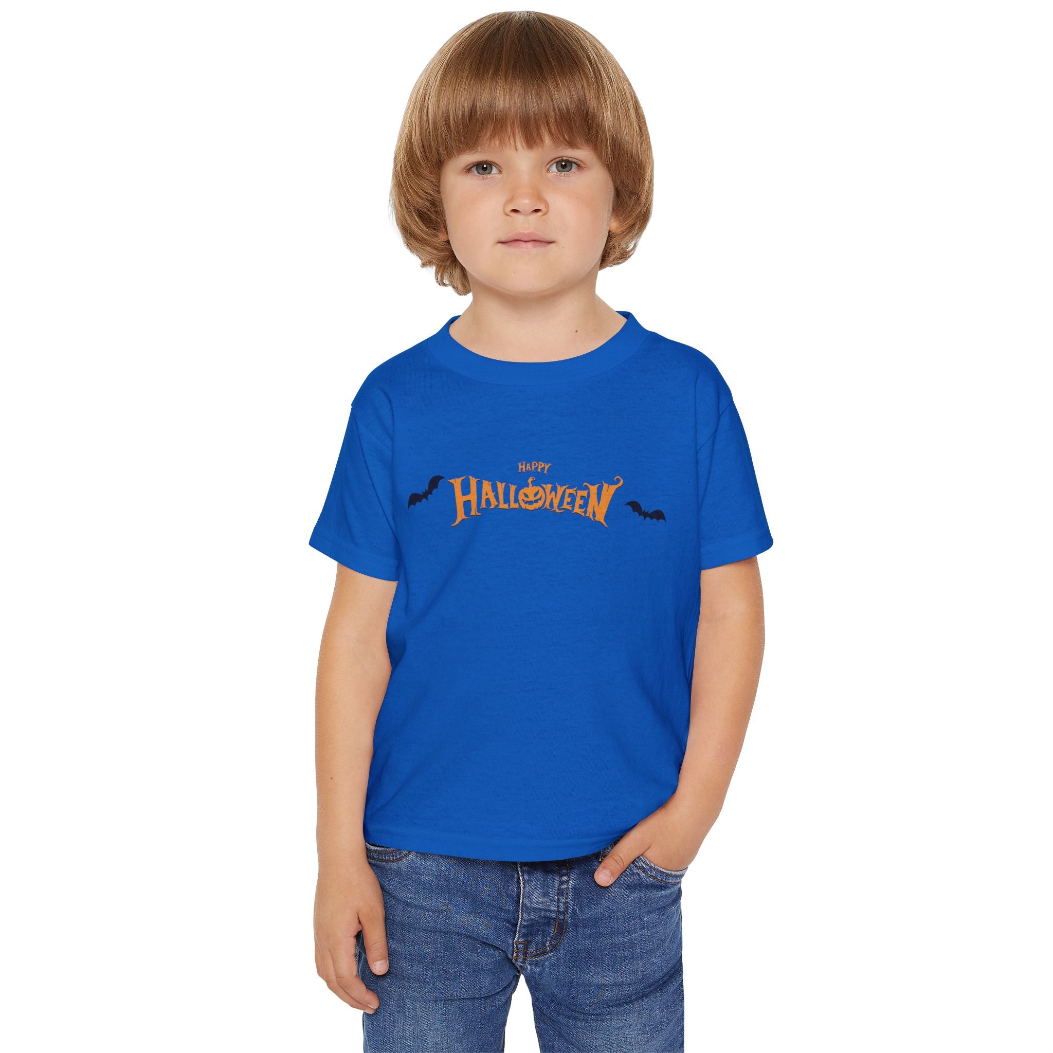 Halloween with Bats | Heavy Cotton Toddler T-shirt