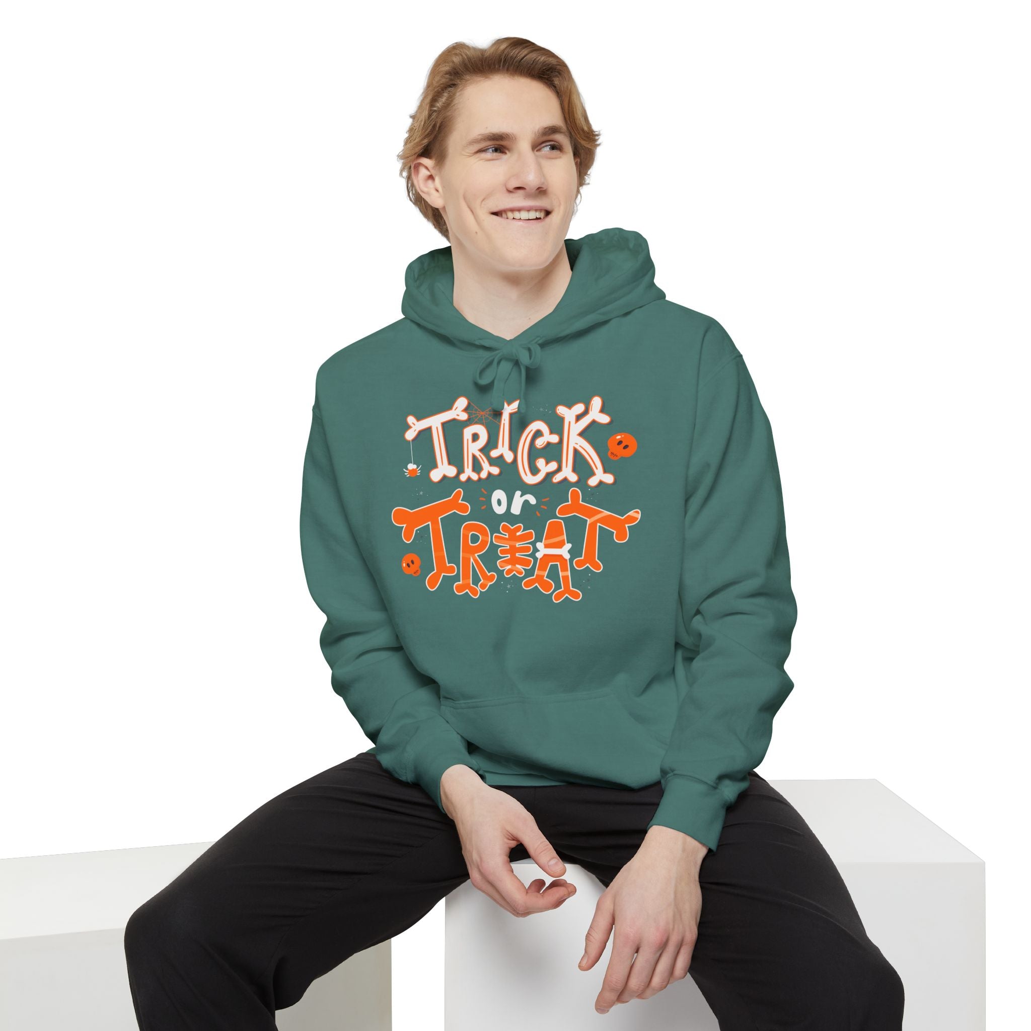 Halloween Trick or Treat | Unisex Garment-Dyed Hoodie