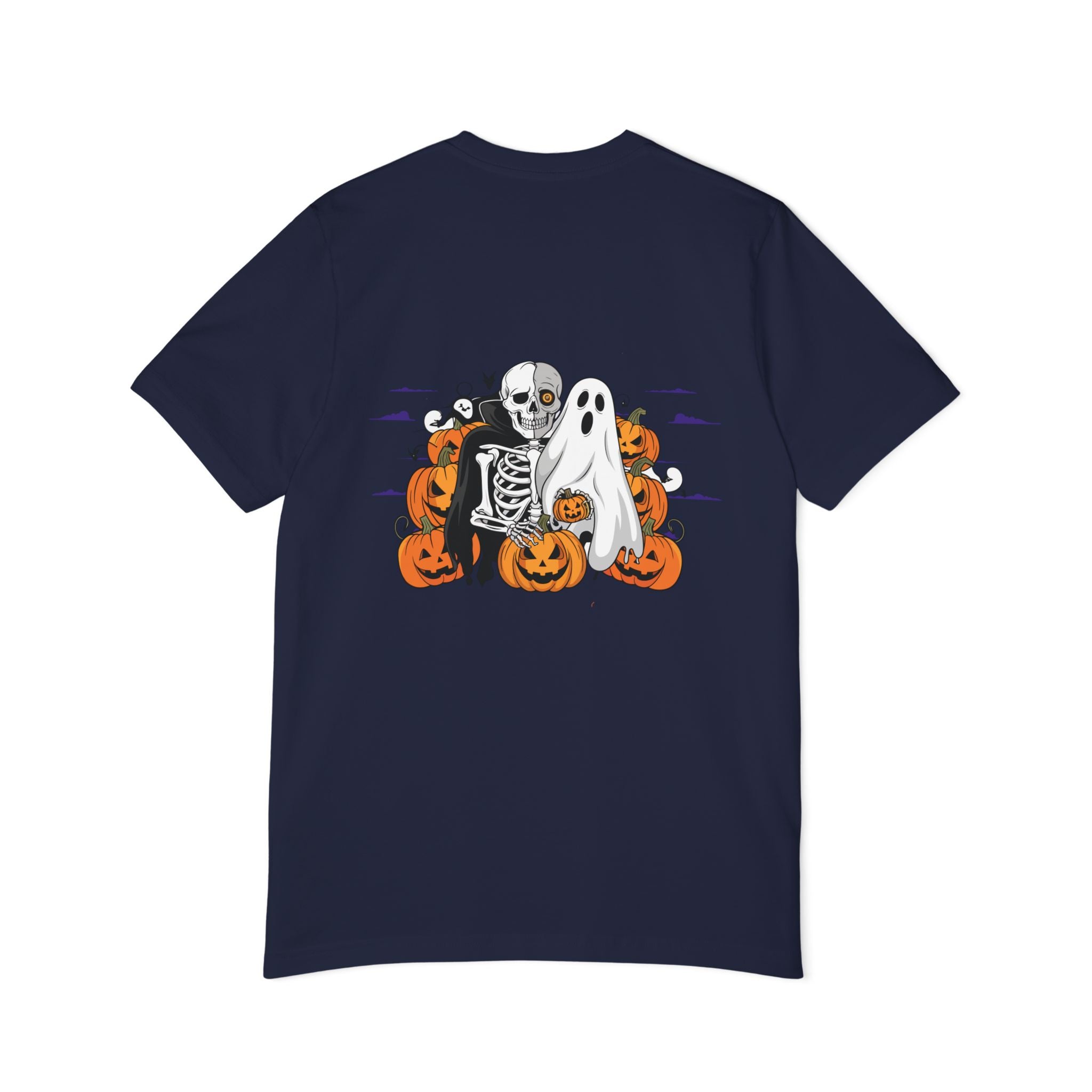 Halloween with Bats | USA-Made Unisex Short-Sleeve Jersey T-Shirt