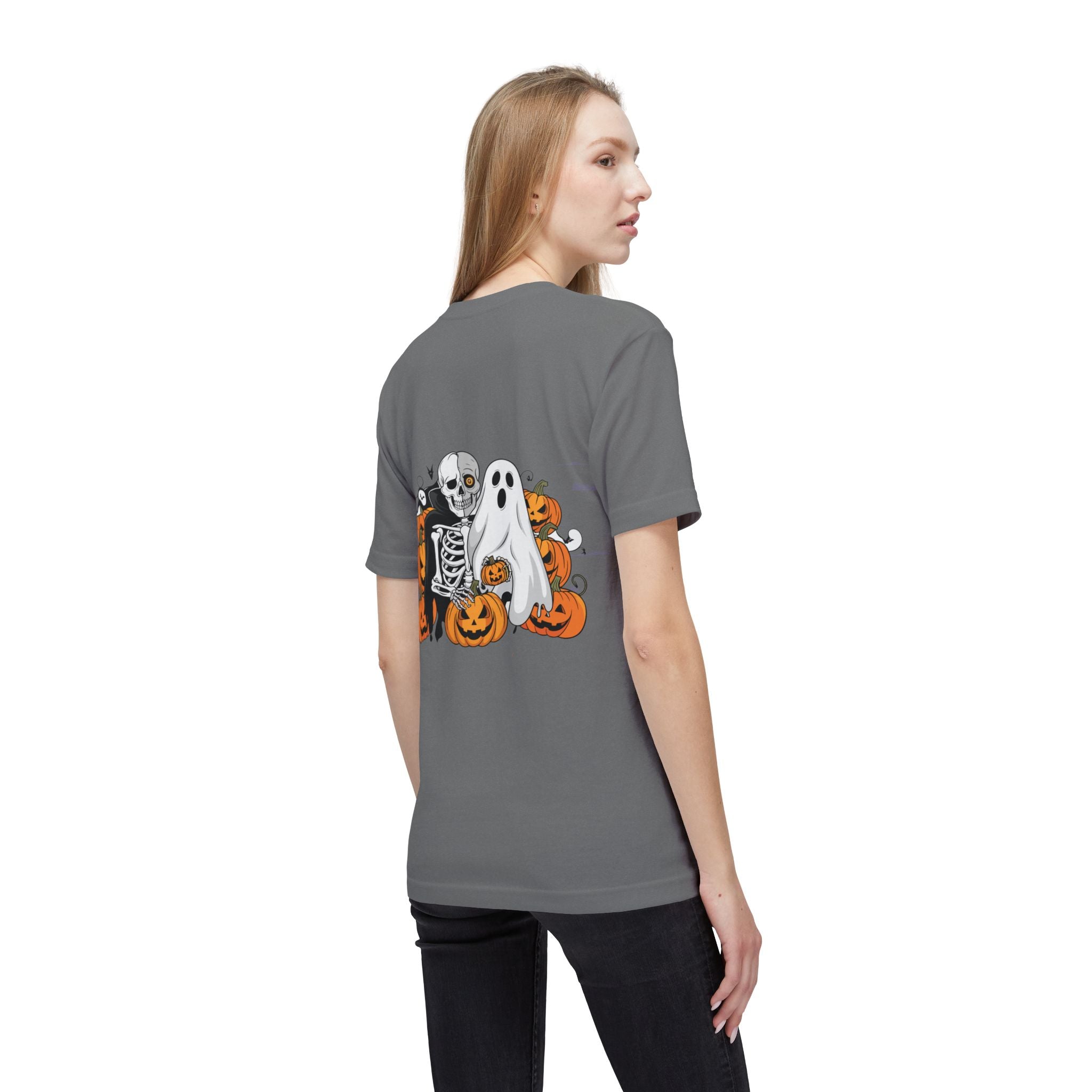 Halloween with Bats | Unisex Midweight T-shirt, Made in US