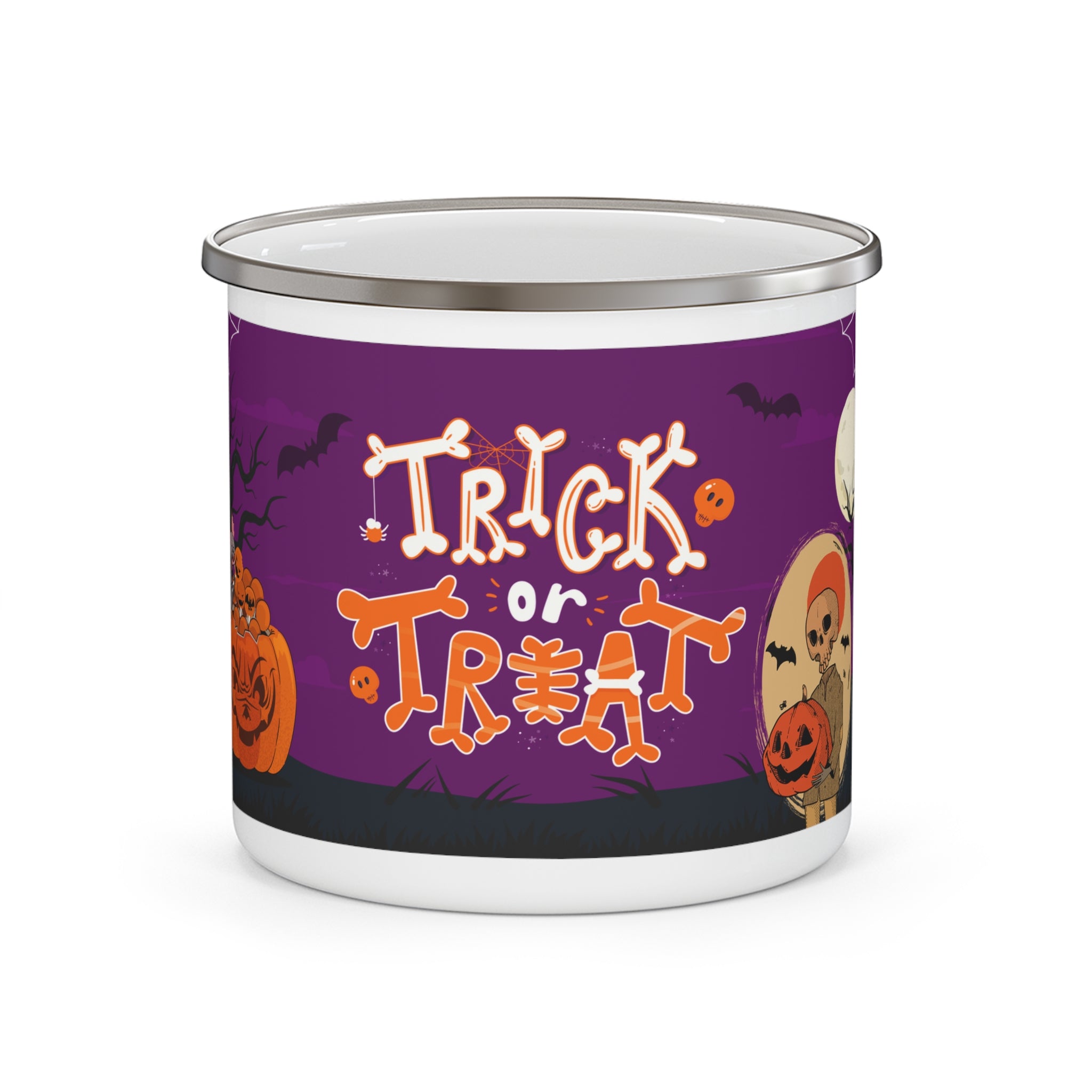 Halloween Trick or Treat | Enamel Camping Mug