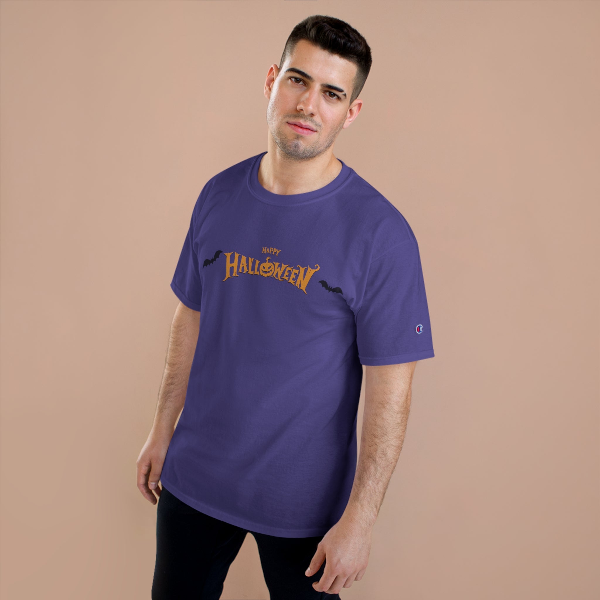 Halloween with Bats | Champion T-Shirt
