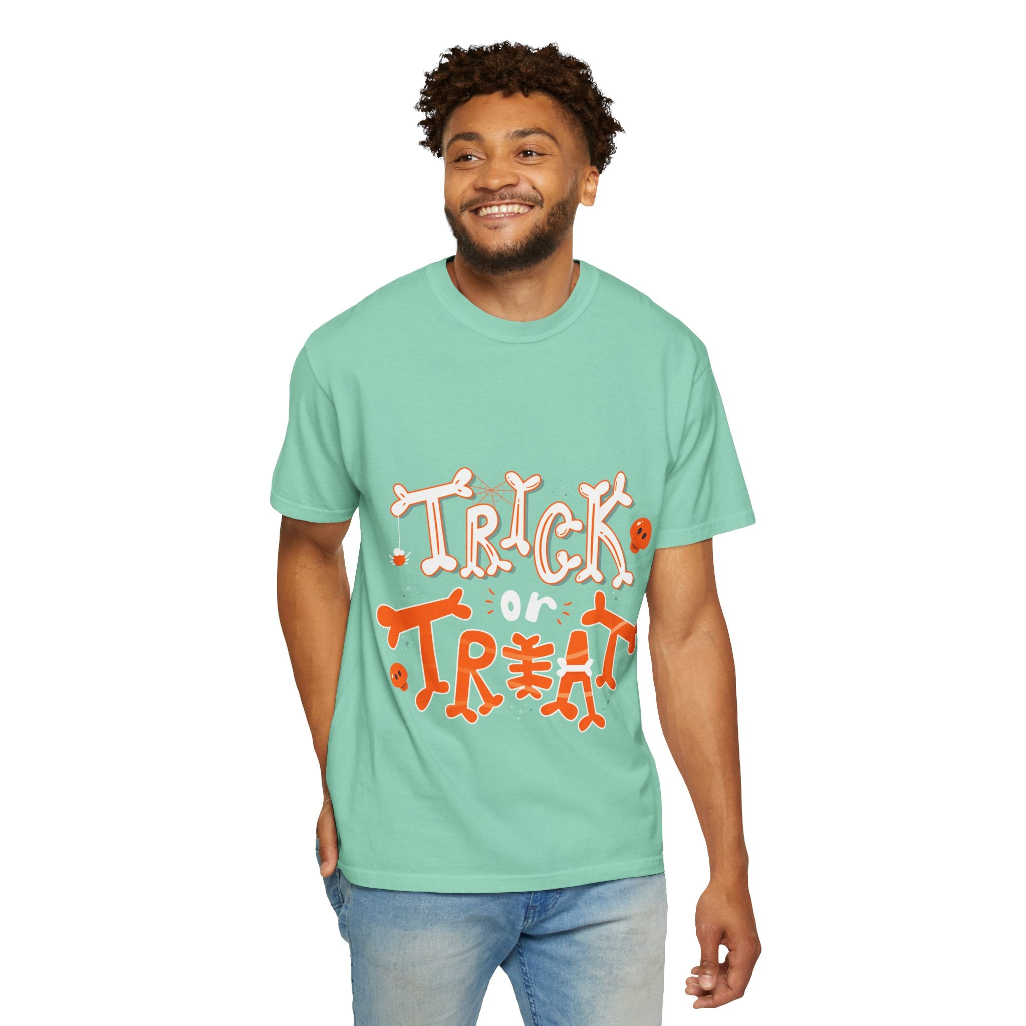 Halloween Trick or Treat  | Unisex Garment-Dyed T-shirt