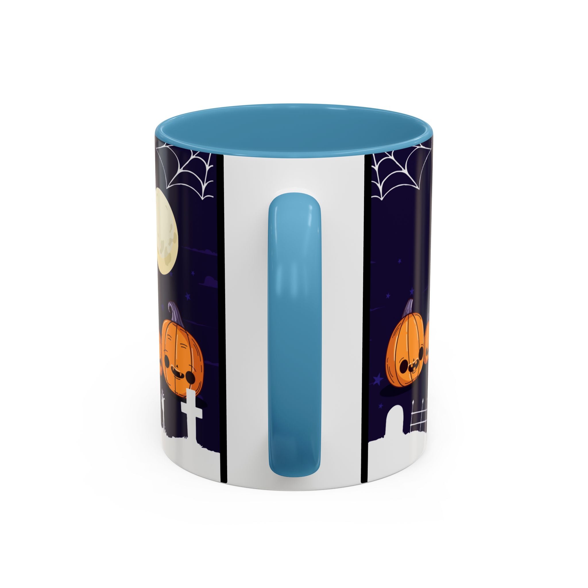 Happy Halloween with Skeleton | Accent Coffee Mug