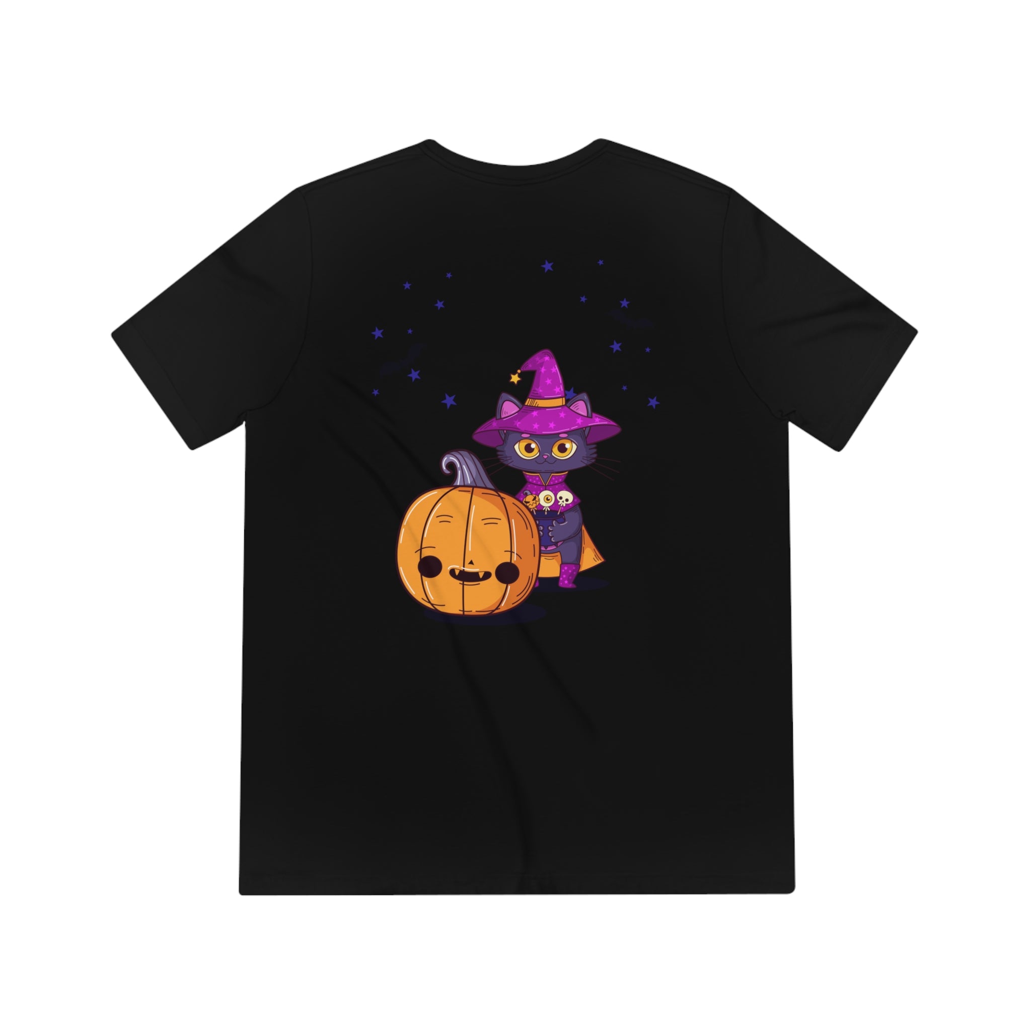 Halloween with Witch's Cats | Unisex Triblend Tee